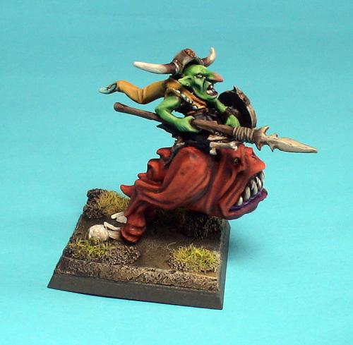 Night Goblin Boss On The Great Squig