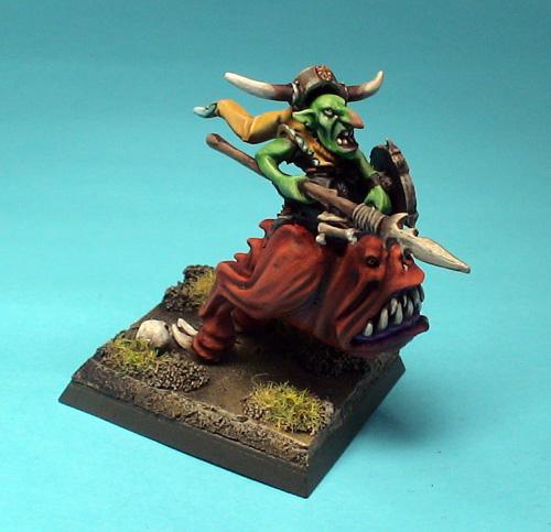 Great Squig, Night Goblin Boss On The Great Squig, Night Goblins