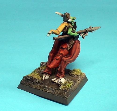 Night Goblin Boss On The Great Squig