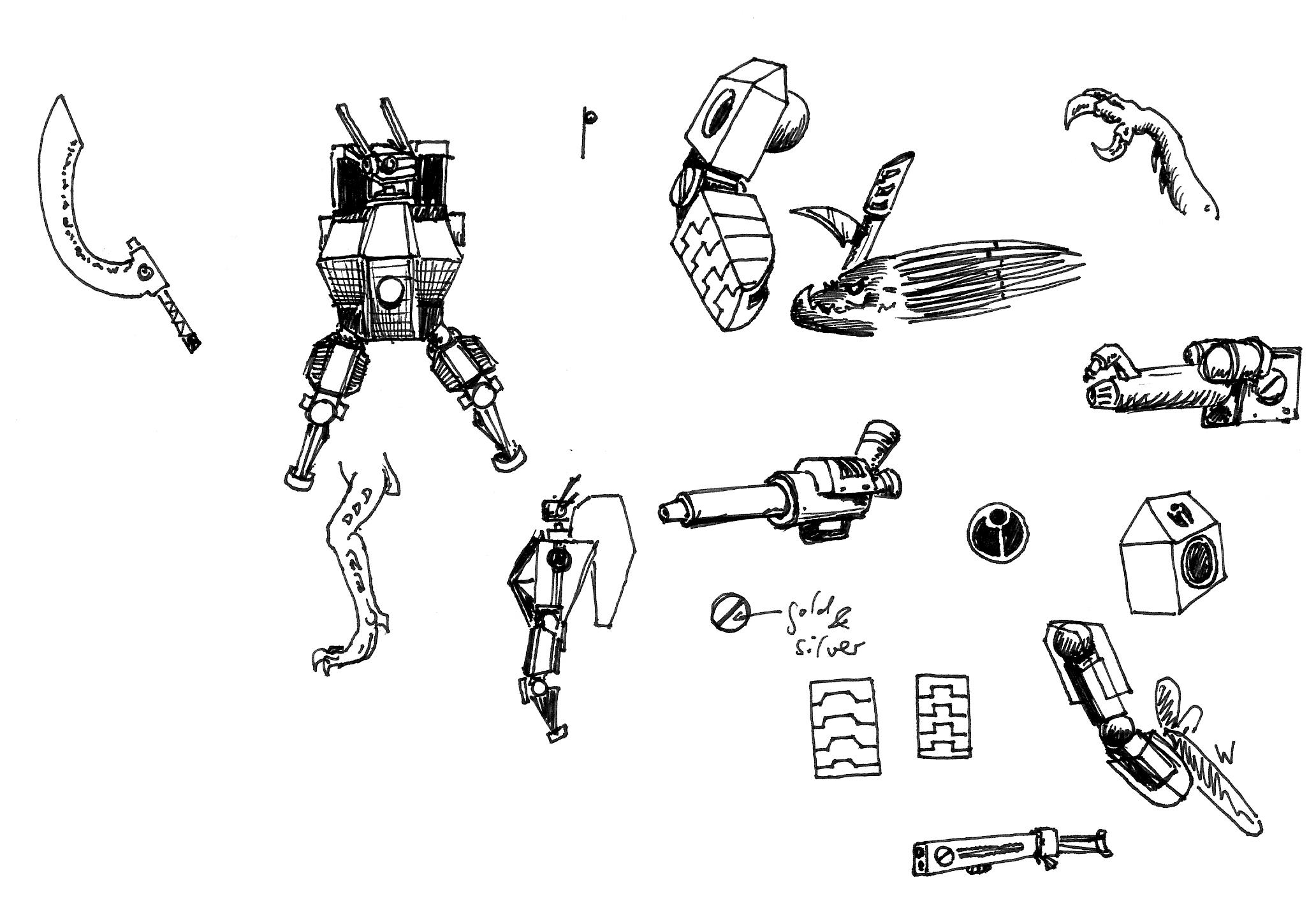 Artwork, Battlesuit, Crisis Battlesuit, Drawing, Old, School, Style, Tau, Weapon