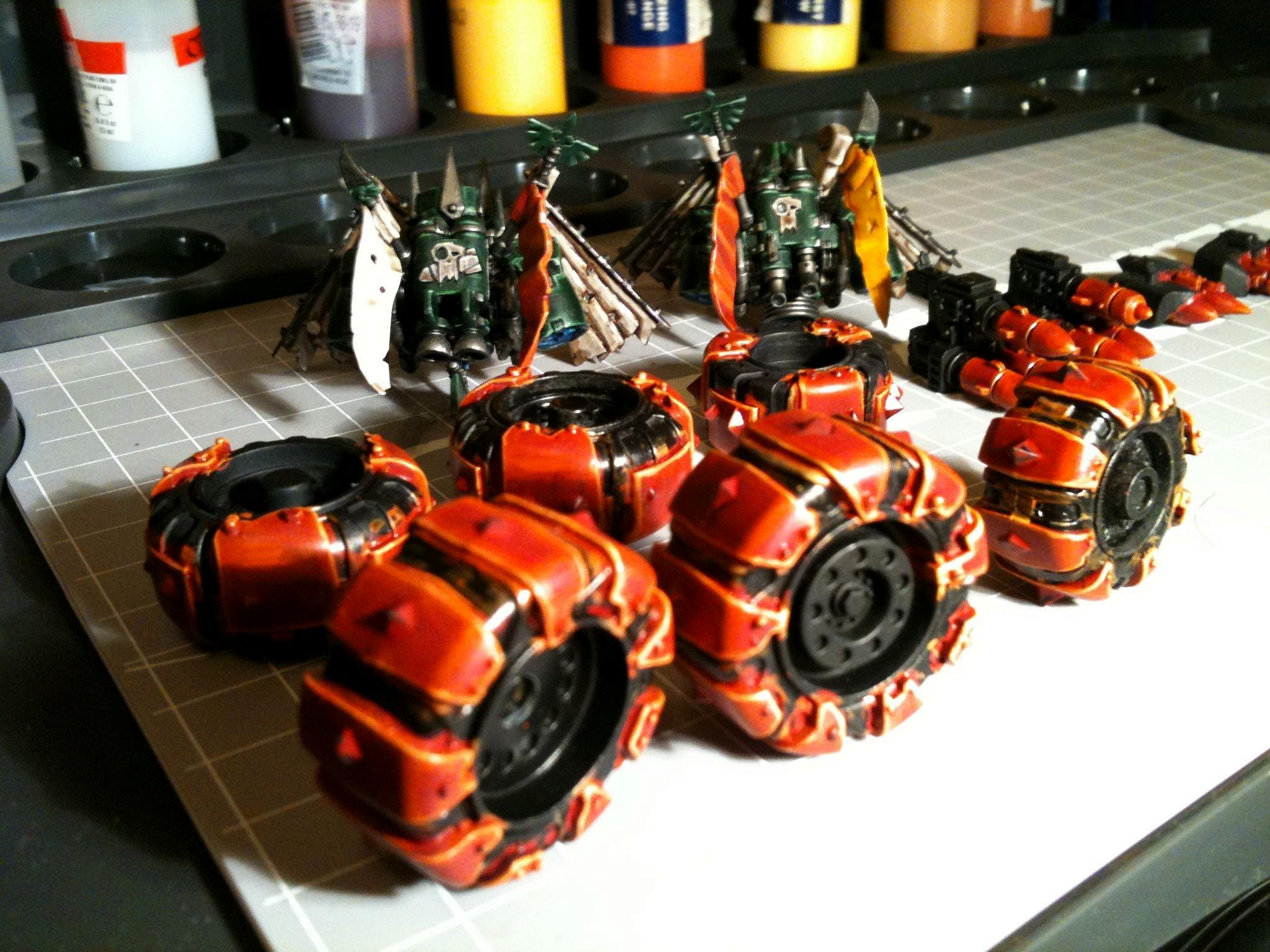 Da Dark Angelz, Orks, Work In Progress