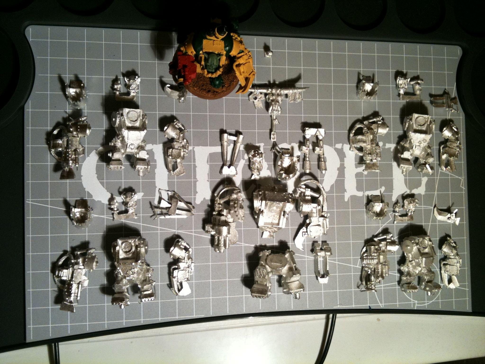 Da Dark Angelz, Meganobz, Orks, Work In Progress