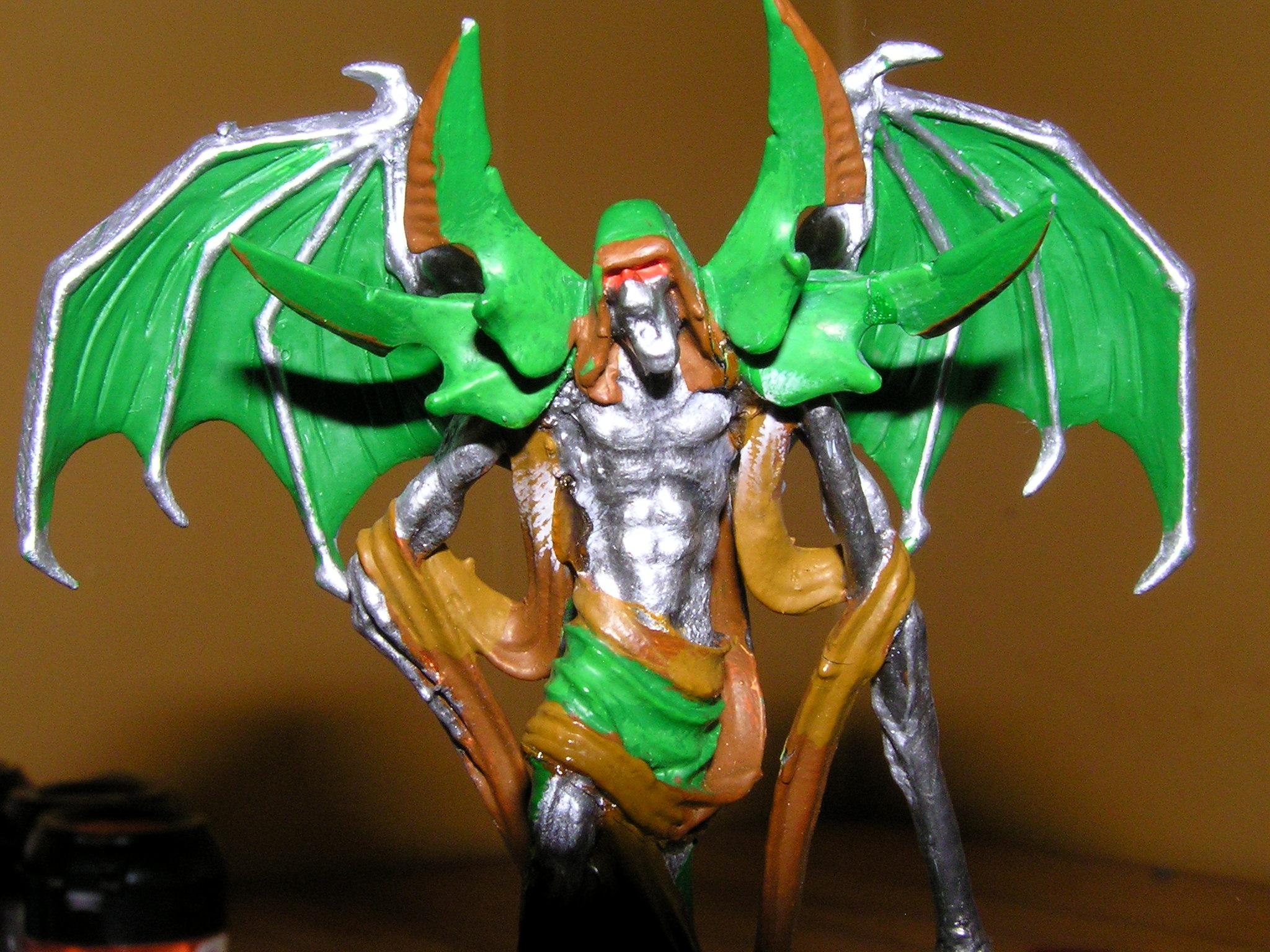 Conversion, Necrons, Nightbringer, Nightbringer Conversions, Nightbringer With Wings, Warhammer 40,000, Warhammer Fantasy