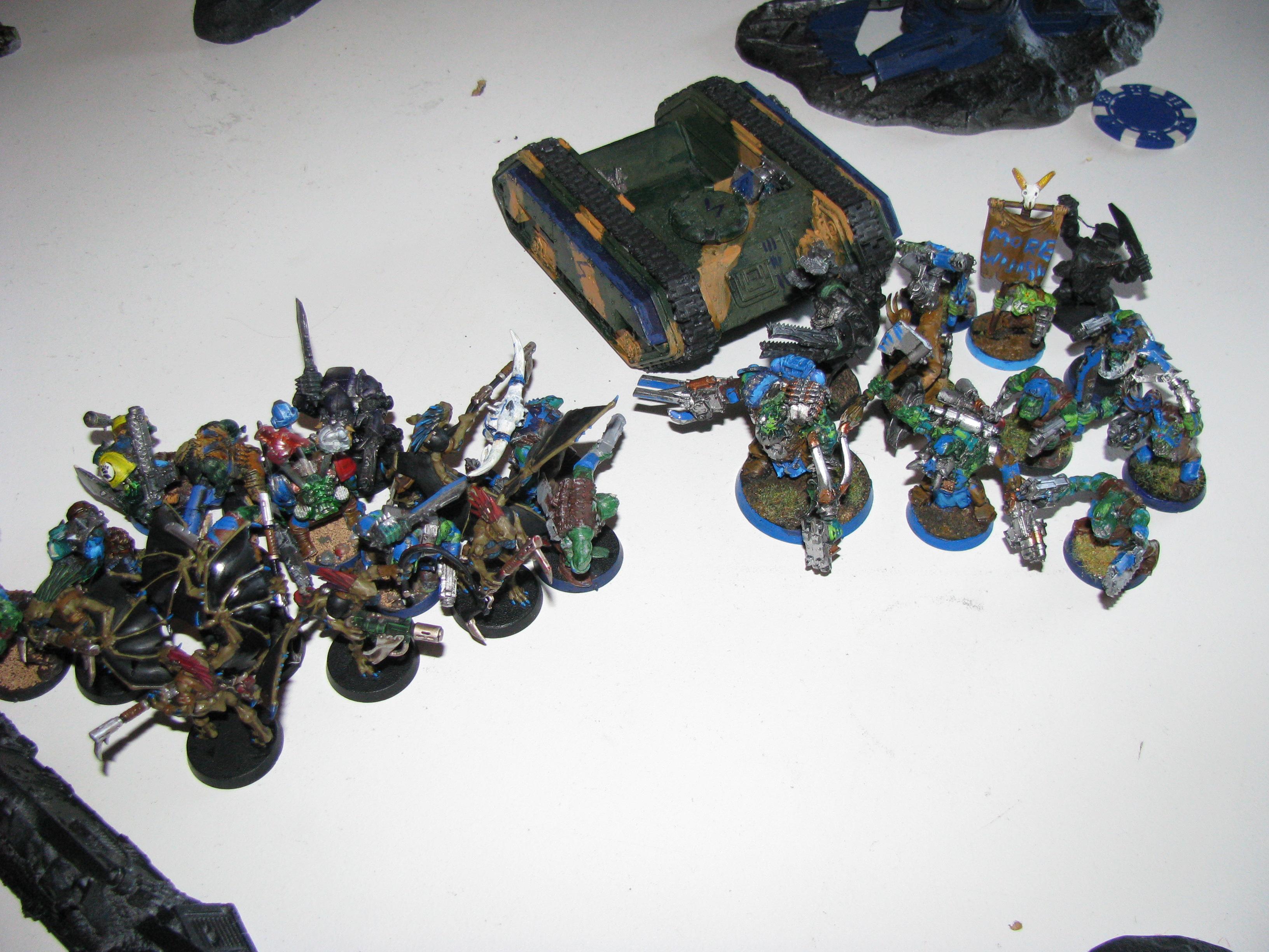 Battle Report, Deathskulls, Kroot Mercenaries, Orks