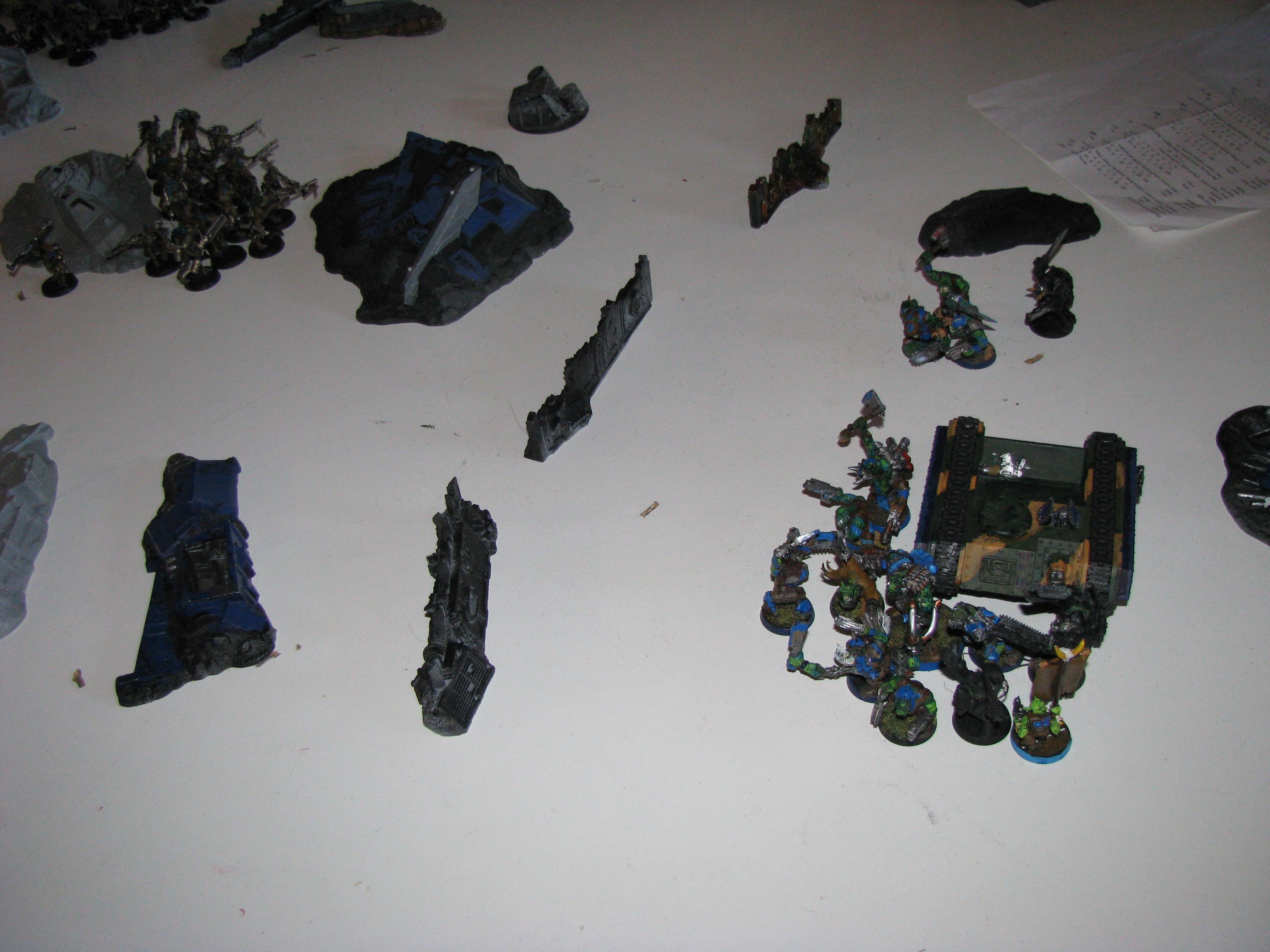 Battle Report, Deathskulls, Kroot Mercenaries, Orks