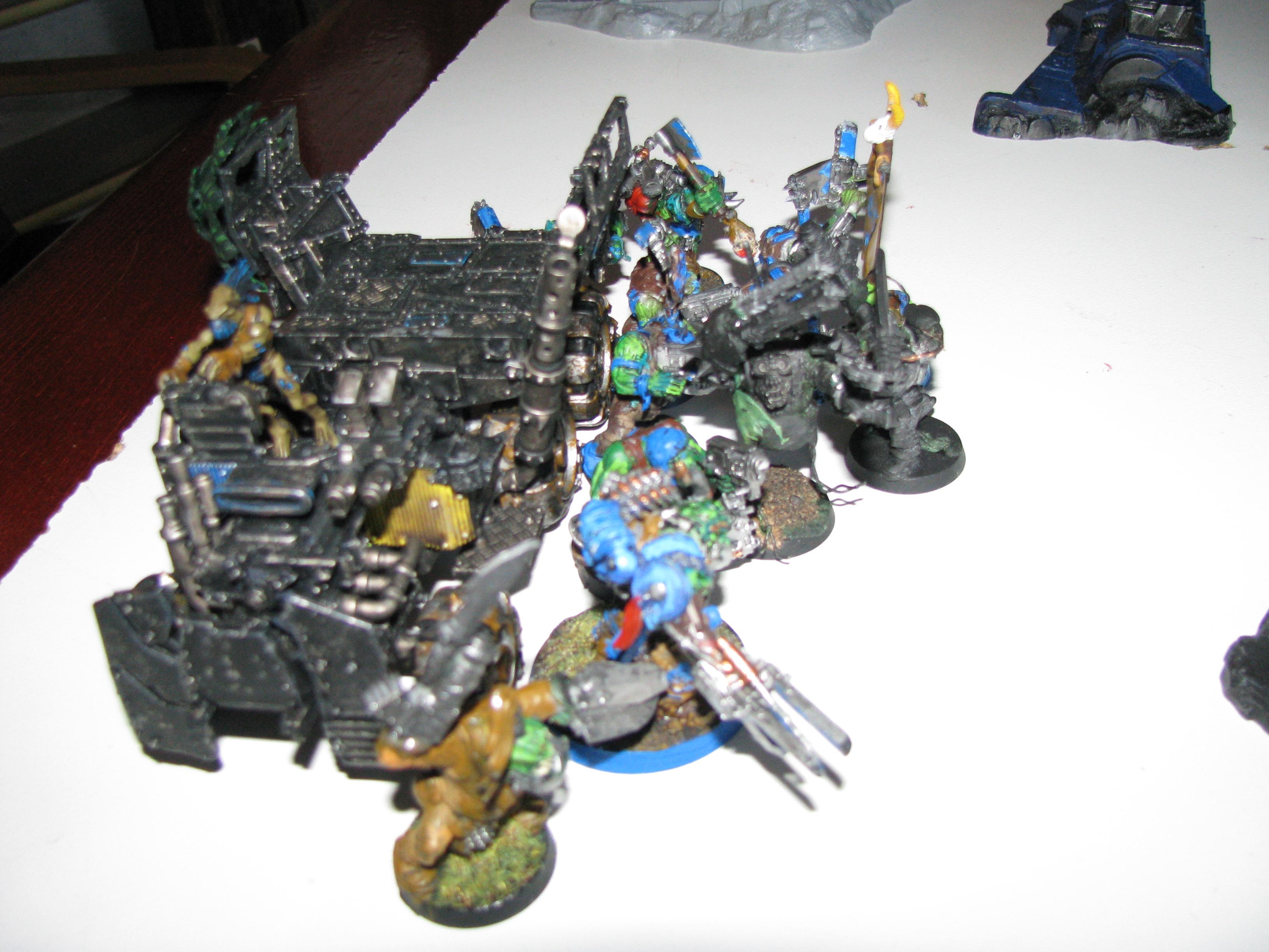 Battle Report, Deathskulls, Kroot Mercenaries, Orks