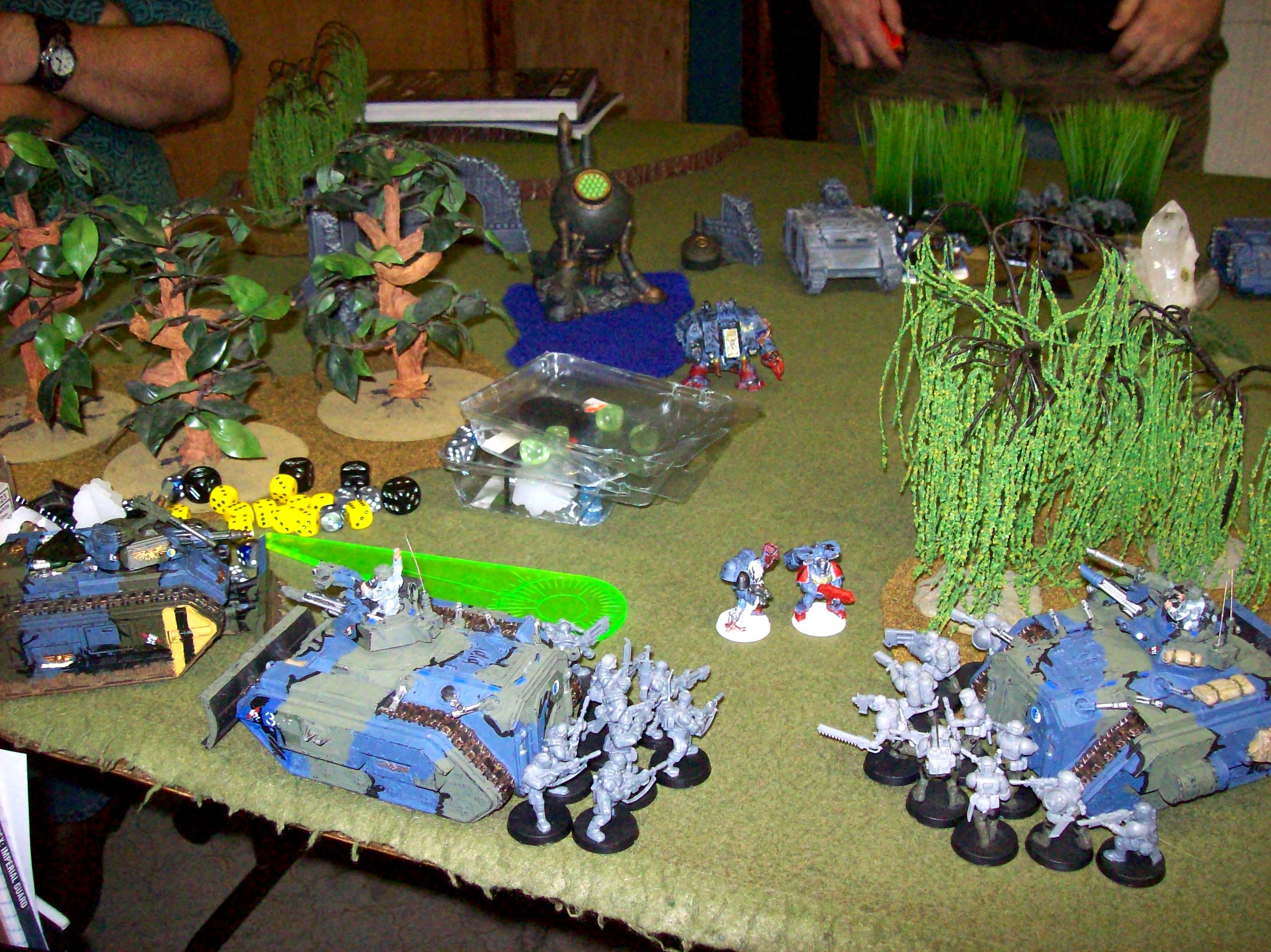 Taking the stick to the dogs!