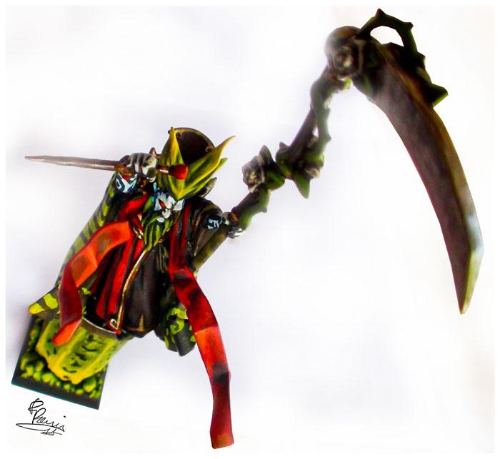 Wizard Chaos Universal Sorcerer Spell Warhammer By Rossi Remy, Wizard Sorcerer Of Universal Chaos - General Of Army - Warhammer - Games Workshop - Artwork By Rr