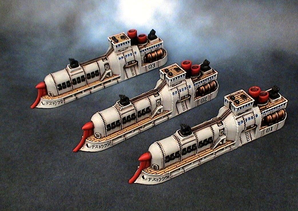 Cruiser, Dystopian Wars, Empire Of The Blazing Sun, Eotbs, Eotbs Cruisers, Japanese, Spartan Games, Steampunk