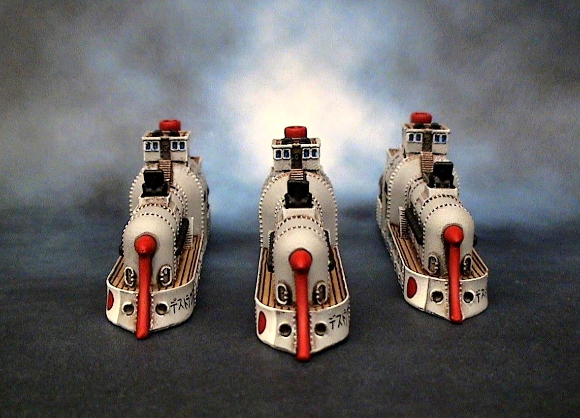 Dystopian Wars, Empire Of The Blazing Sun, Eotbs, Eotbs Cruisers, Spartan Games