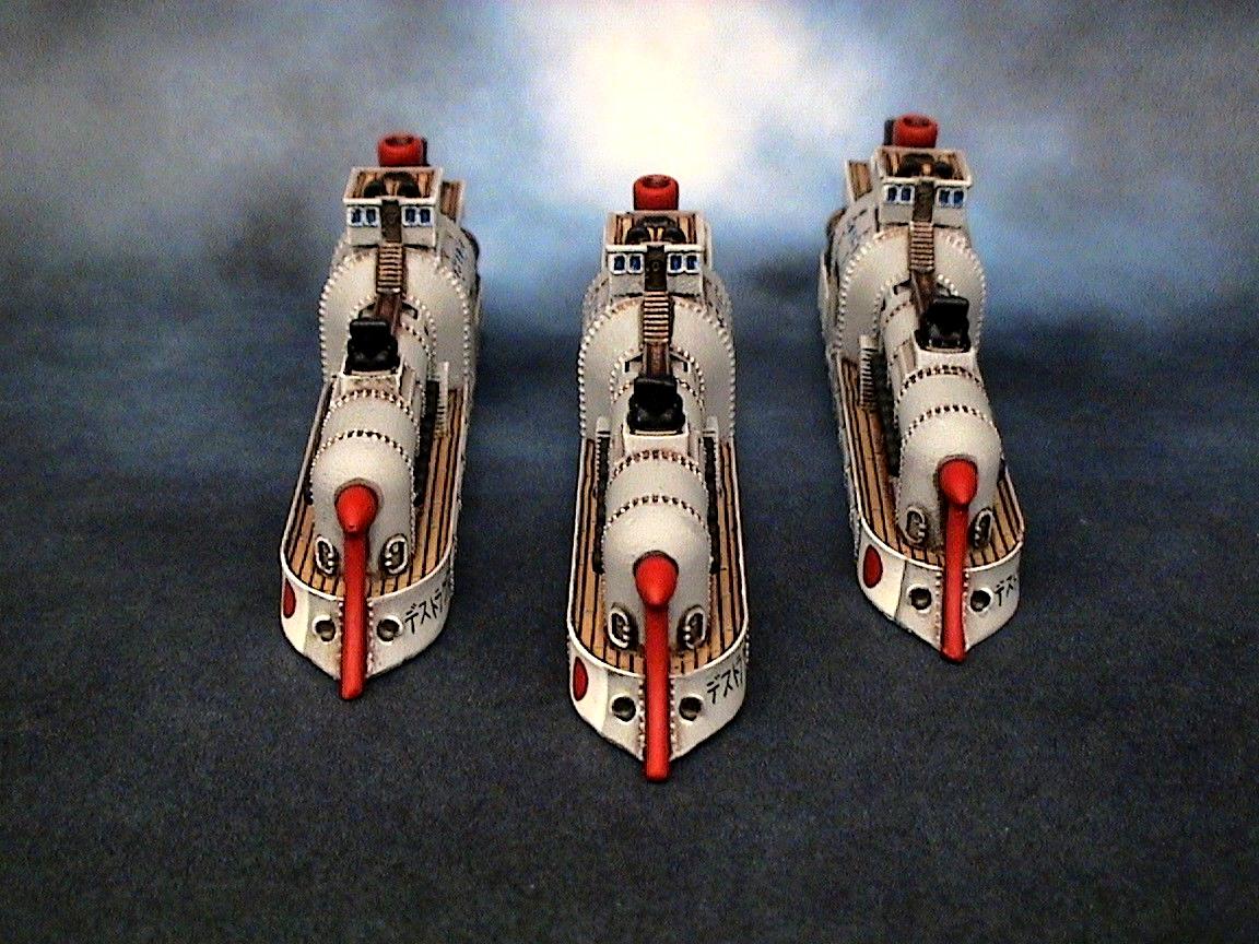 Dystopian Wars, Empire Of The Blazing Sun, Eotbs, Eotbs Cruisers, Spartan Games