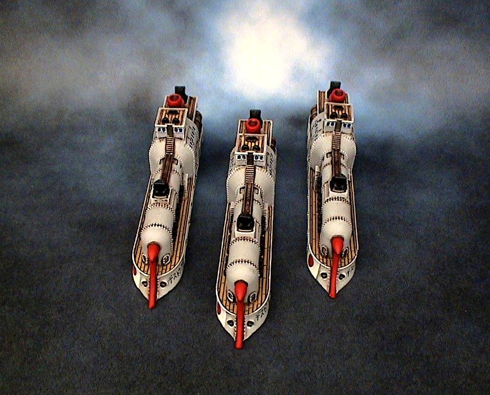 Dystopian Wars, Empire Of The Blazing Sun, Eotbs, Eotbs Cruisers, Spartan Games