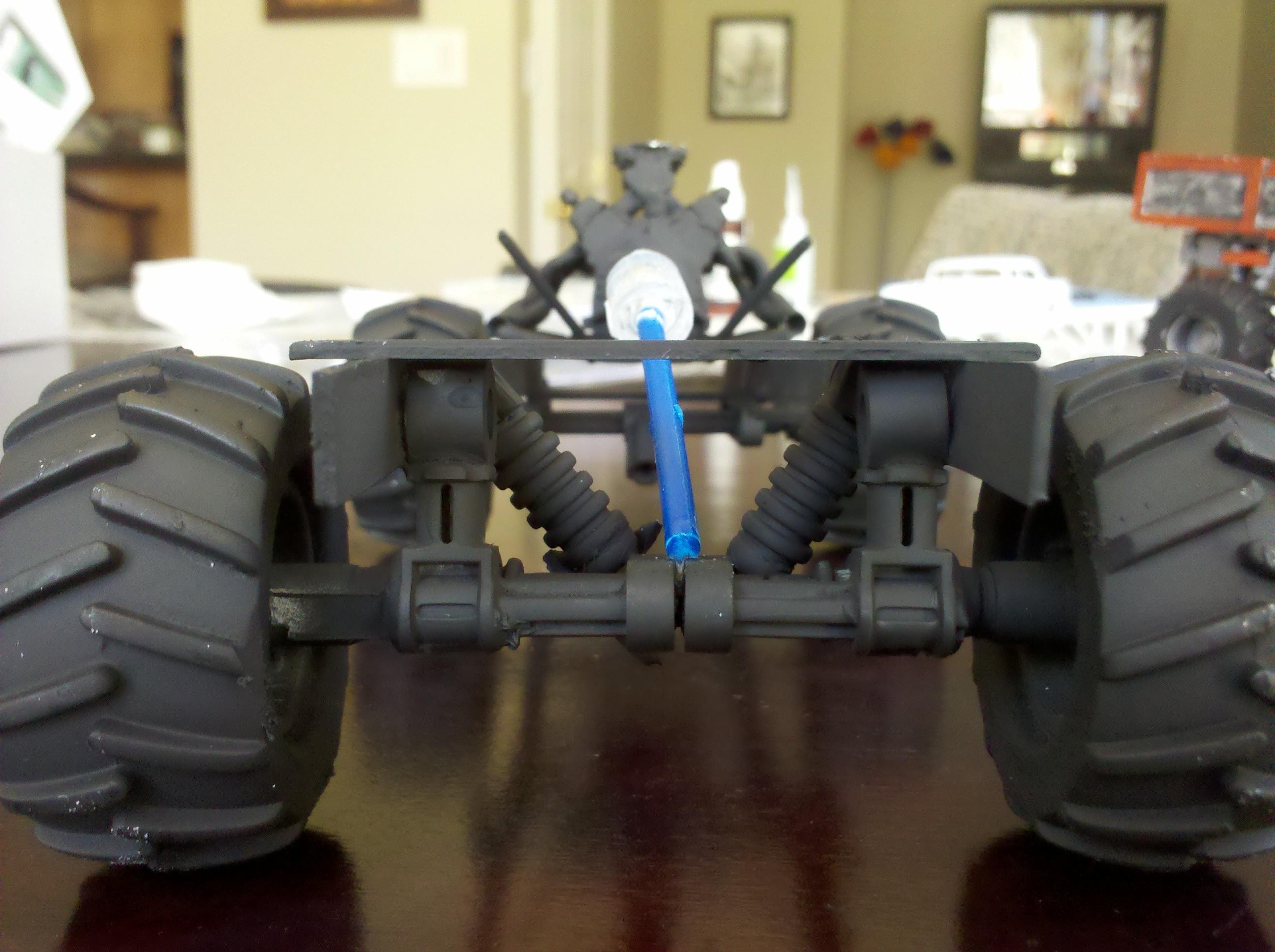 Rear End with drive train connection unfinished -- Trukk Conversion 2