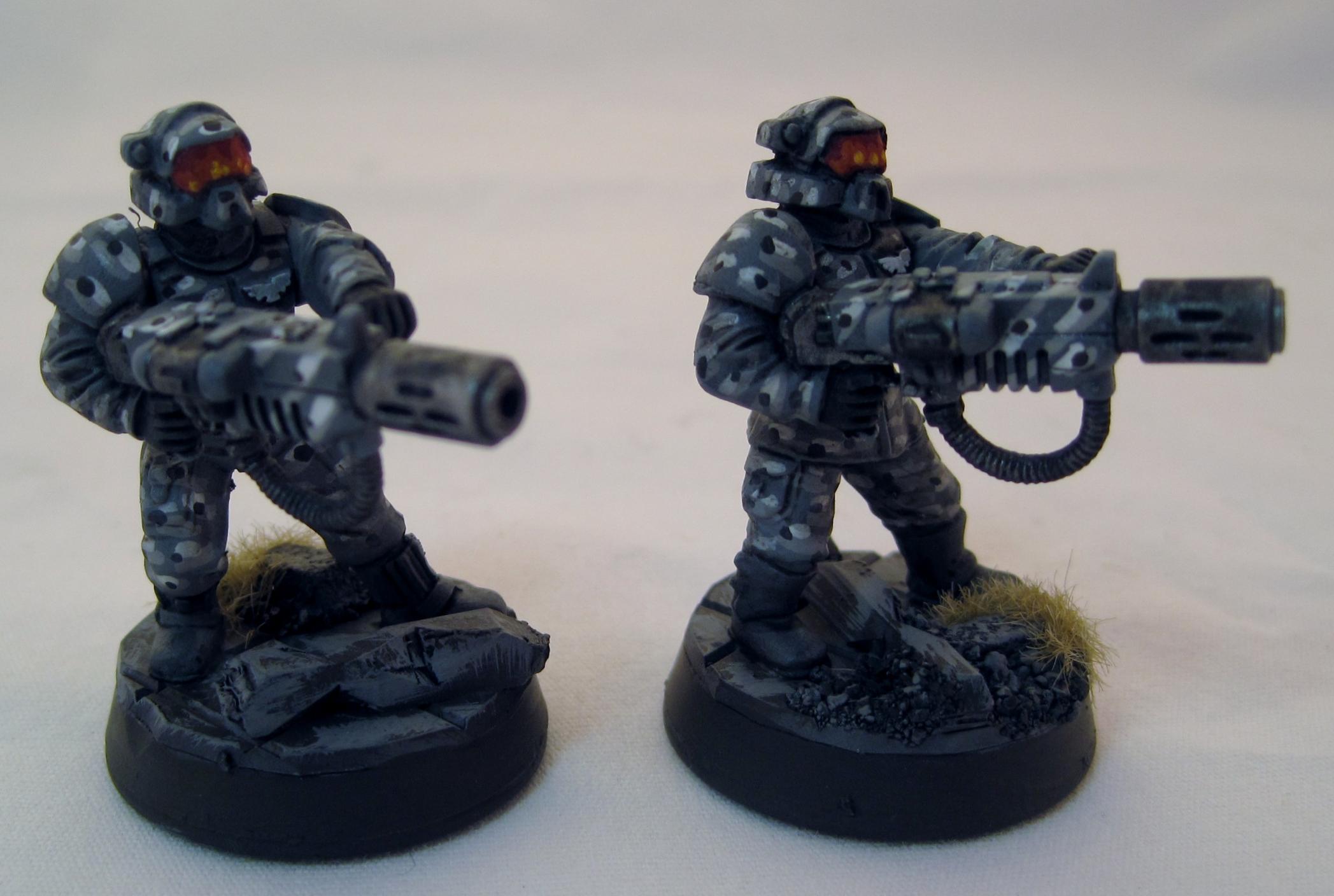 Imperial Guard, Meltagun, Urban, Veteran, Vetrans