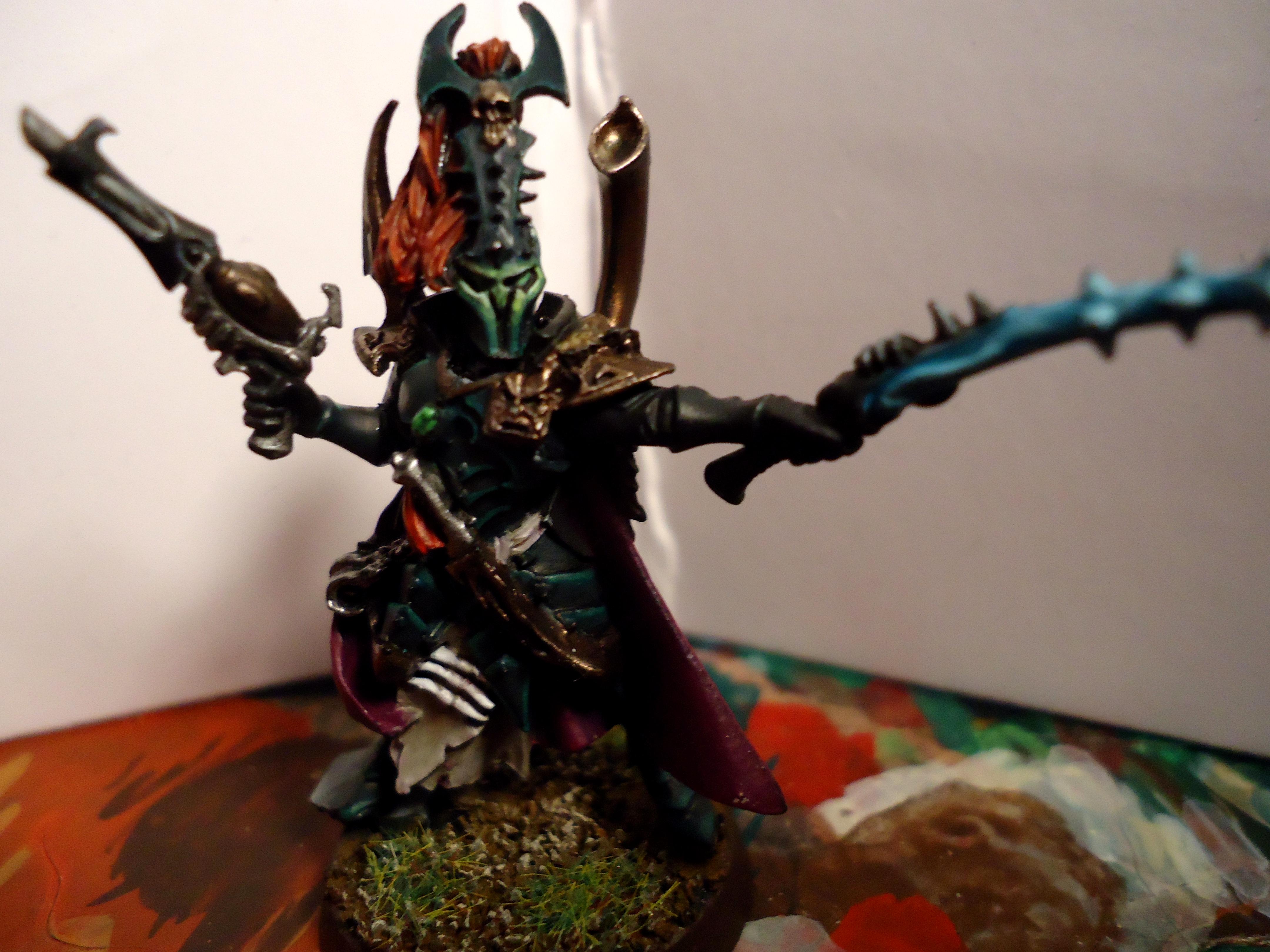 Archon, Black Heart, Blast Pistol. Green, Dark Eldar, Purple