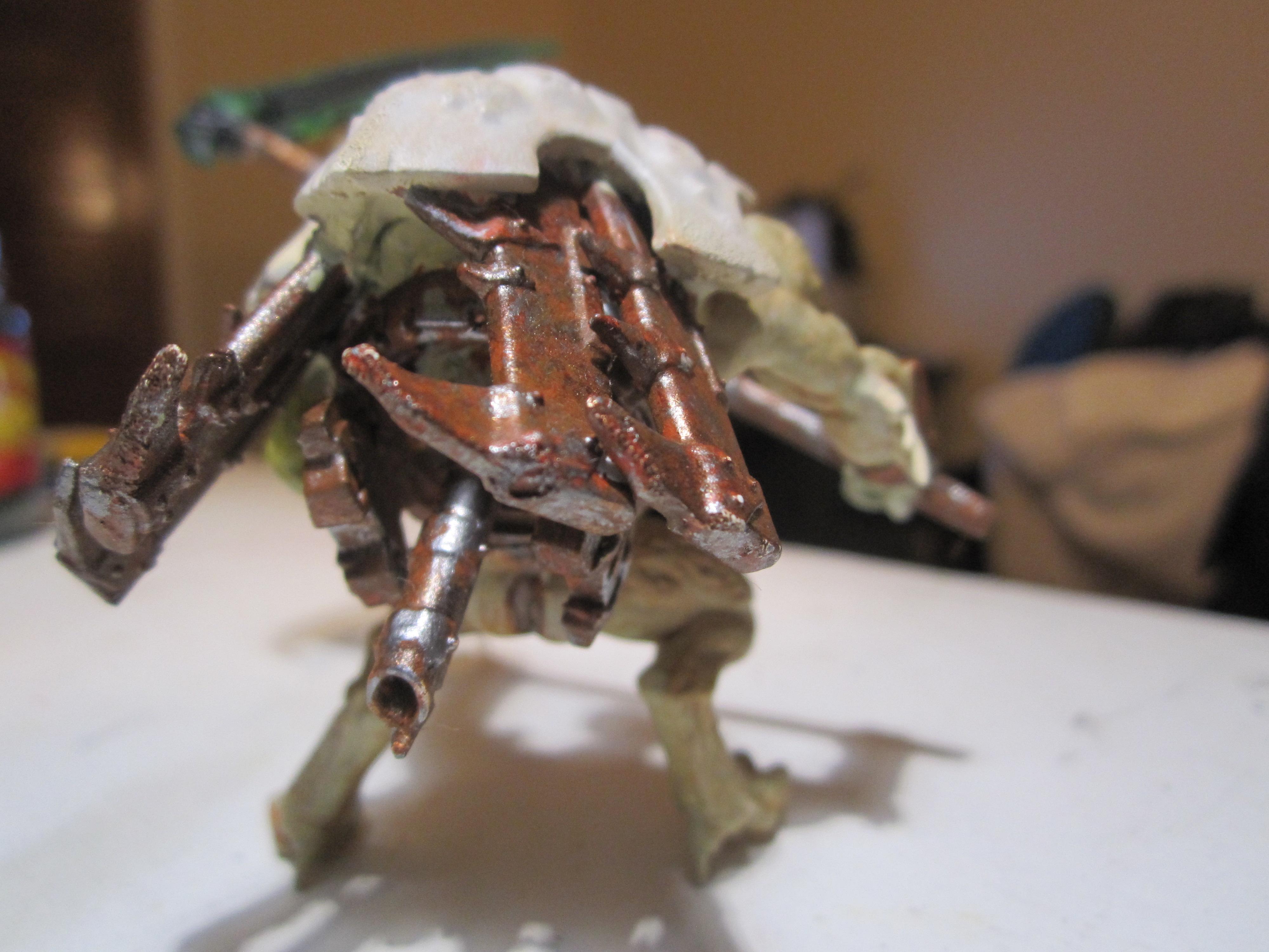 Chaos Daemons, Conversion, Daemon Prince, Nurgle, Warhammer 40,000, Work In Progress