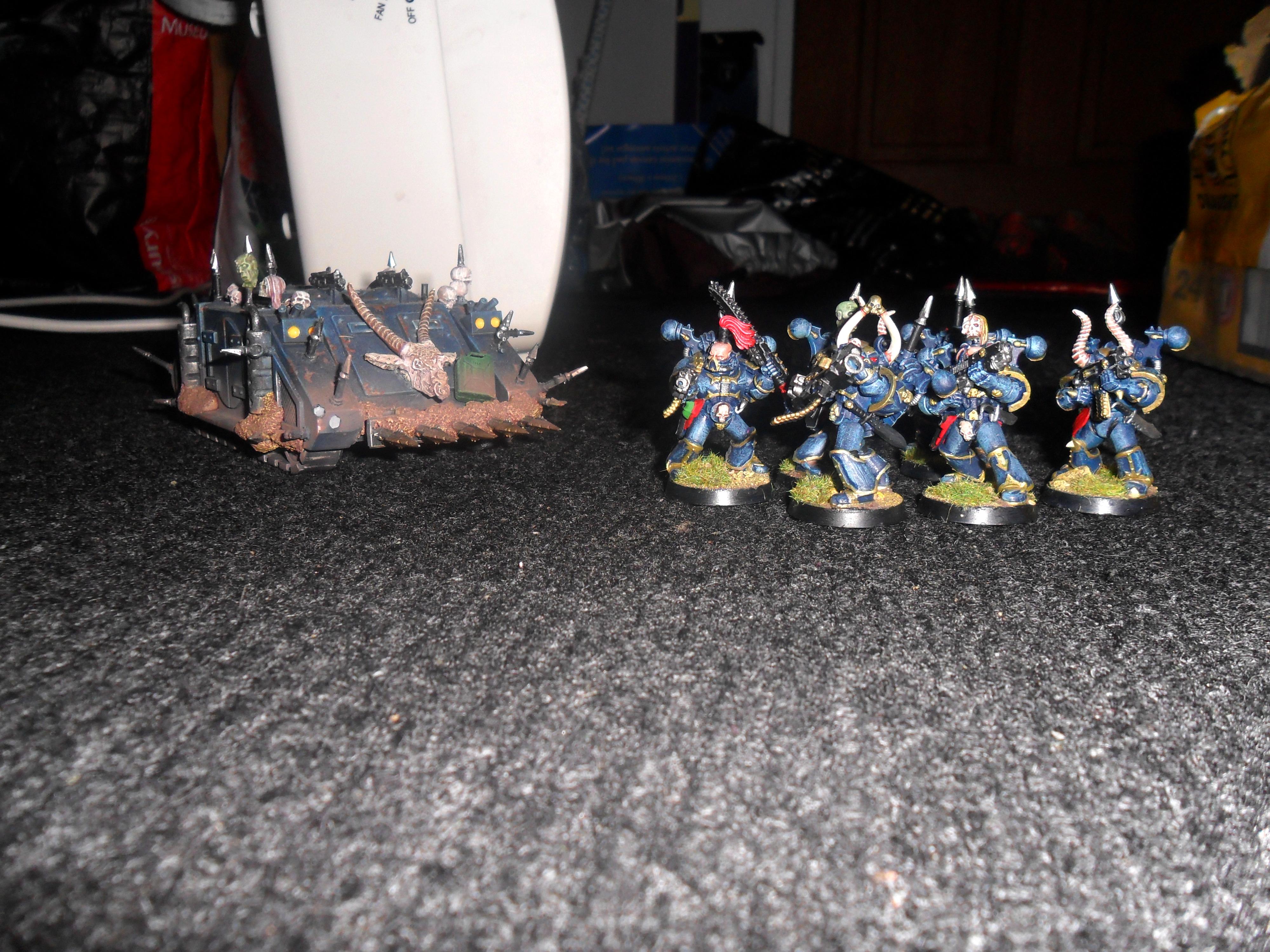Chaos, Chaos Space Marines, Conversion, Quality, Rhino, Space, Space Marines