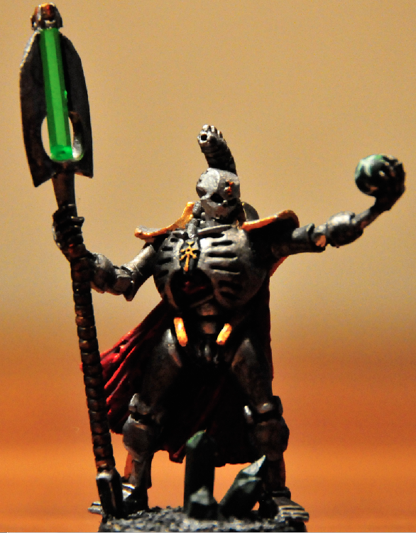 Cape, Lord, Necron Lord, Necrons, Orb, Red, Silver