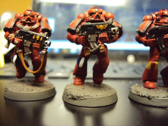 1st, 2nd and 3rd squad markings