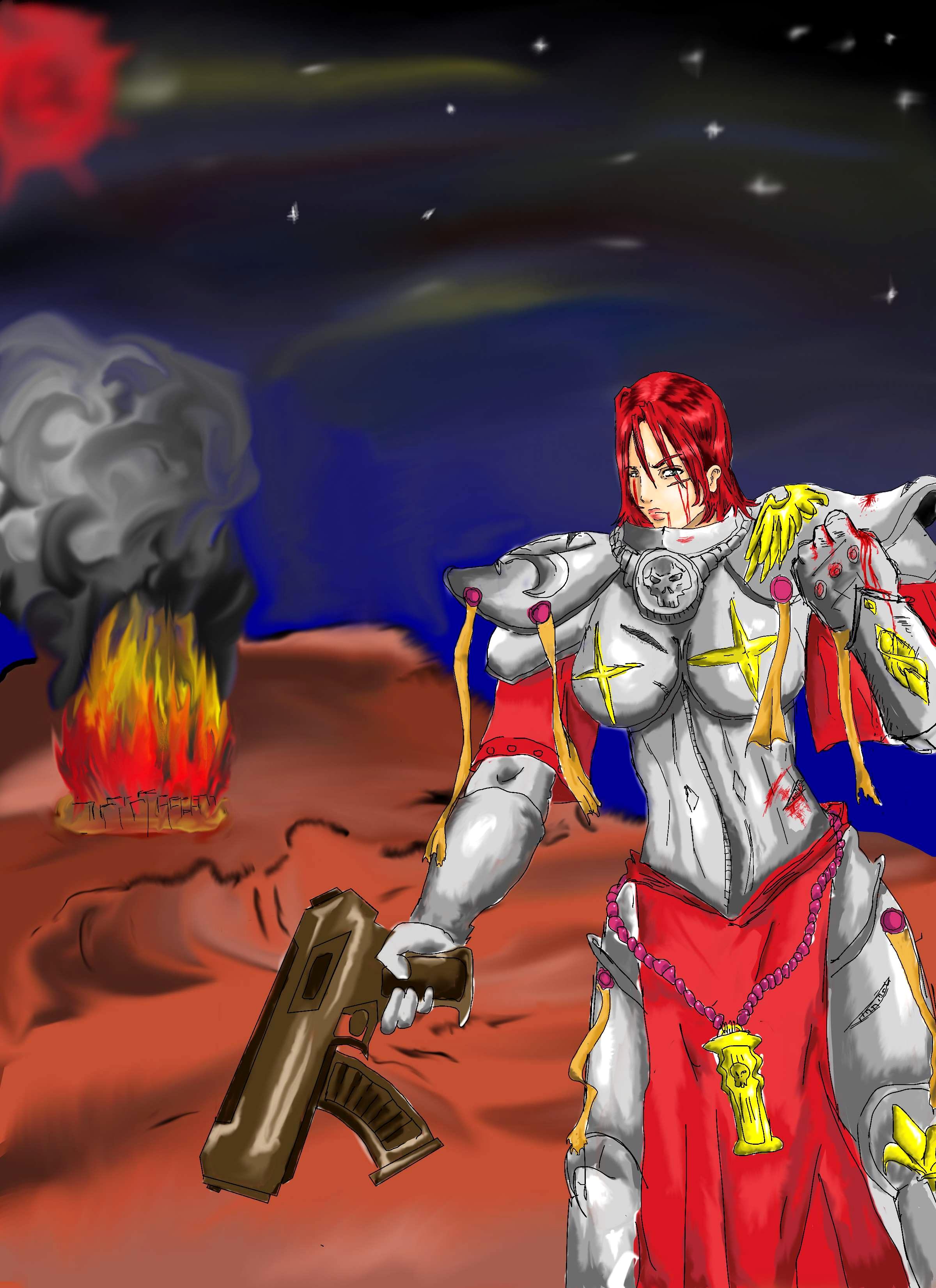 Artwork, Sisters Of Battle, Warhammer 40,000, Witch Hunters