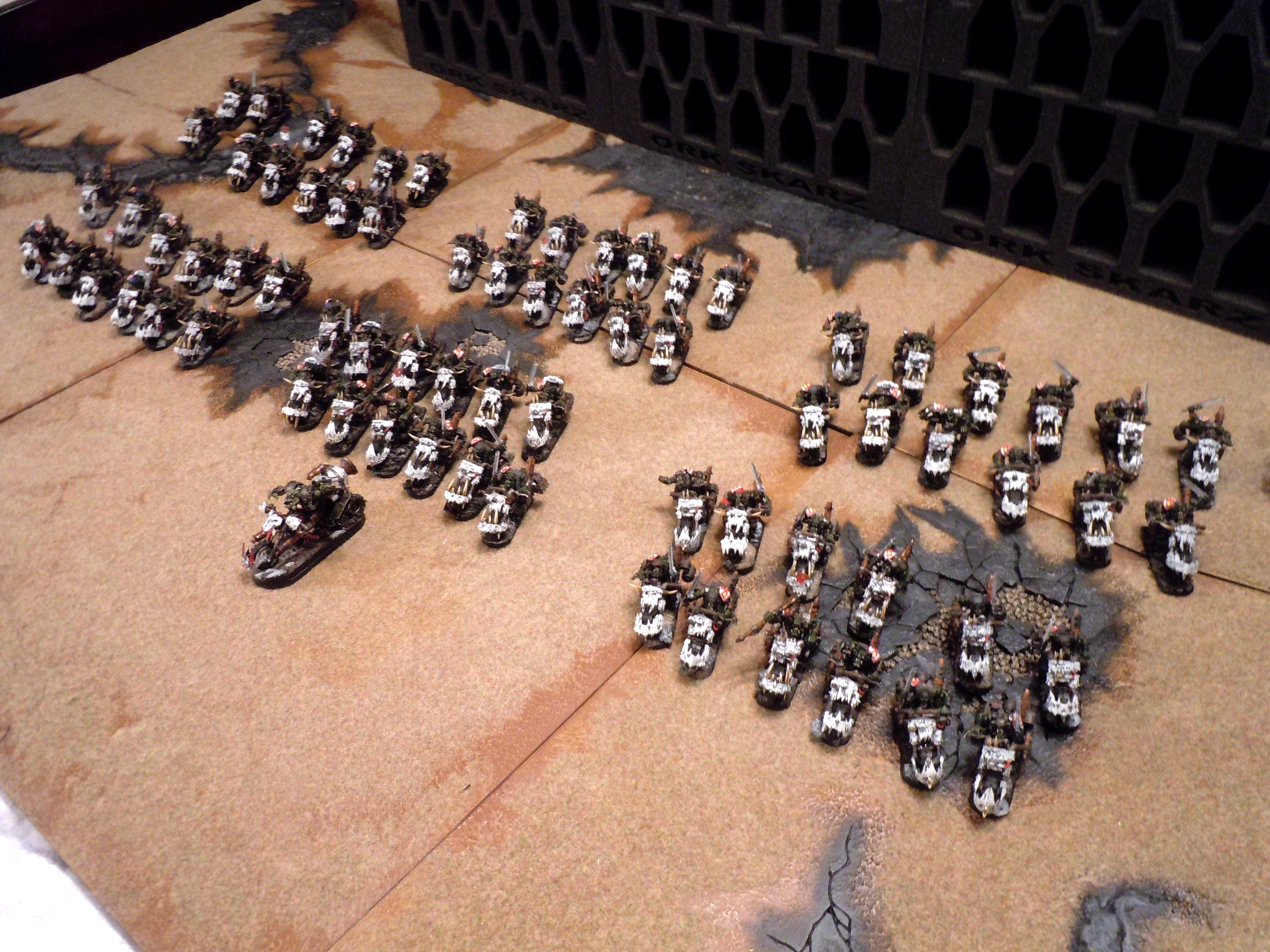 Army, Bike, Ork Bikers, Space Marines, White Scars