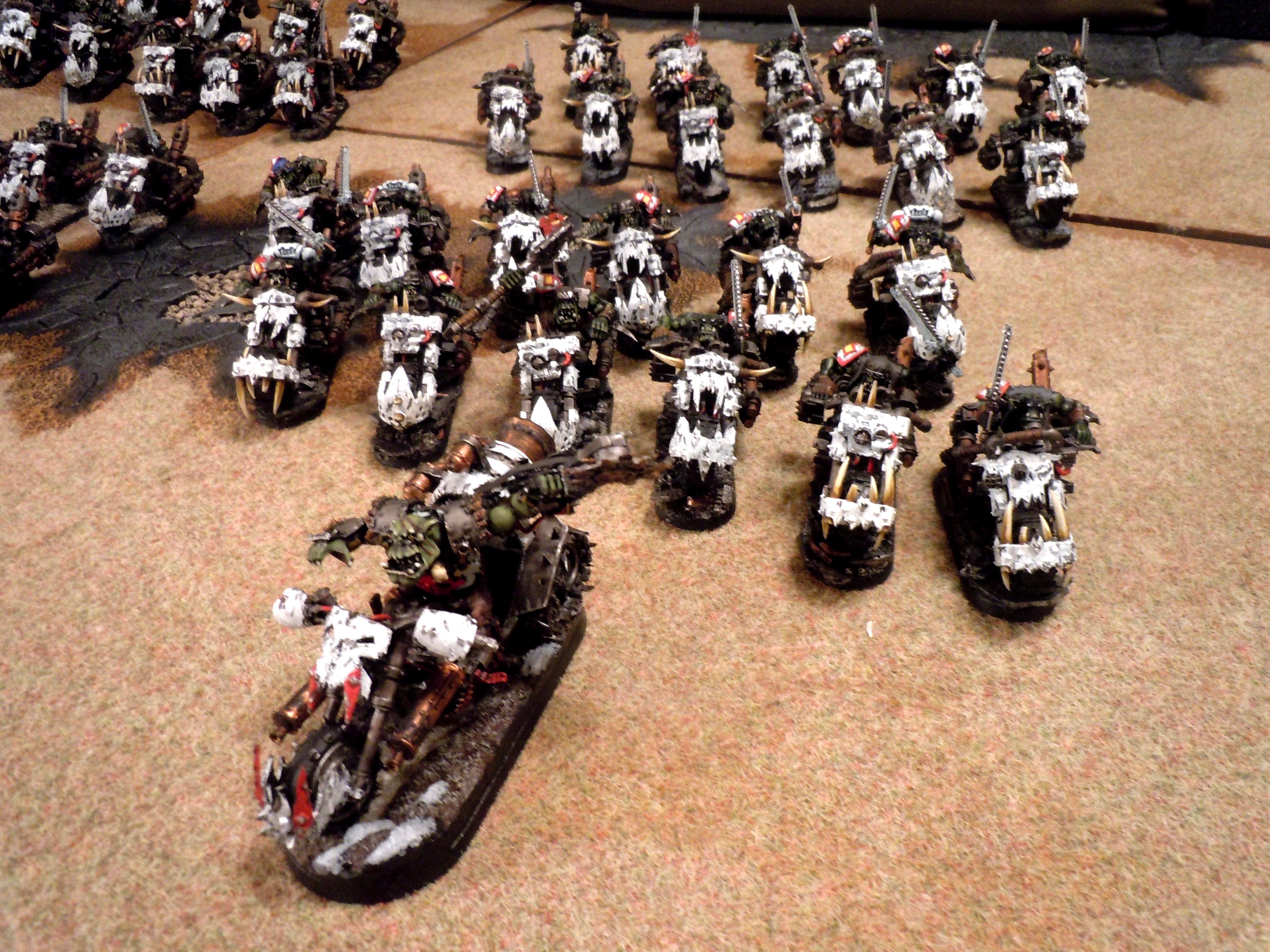 Forge World Warboss Trike, Ork Bikers, Orks, Warhammer 40,000, White Skulls, White Skulls