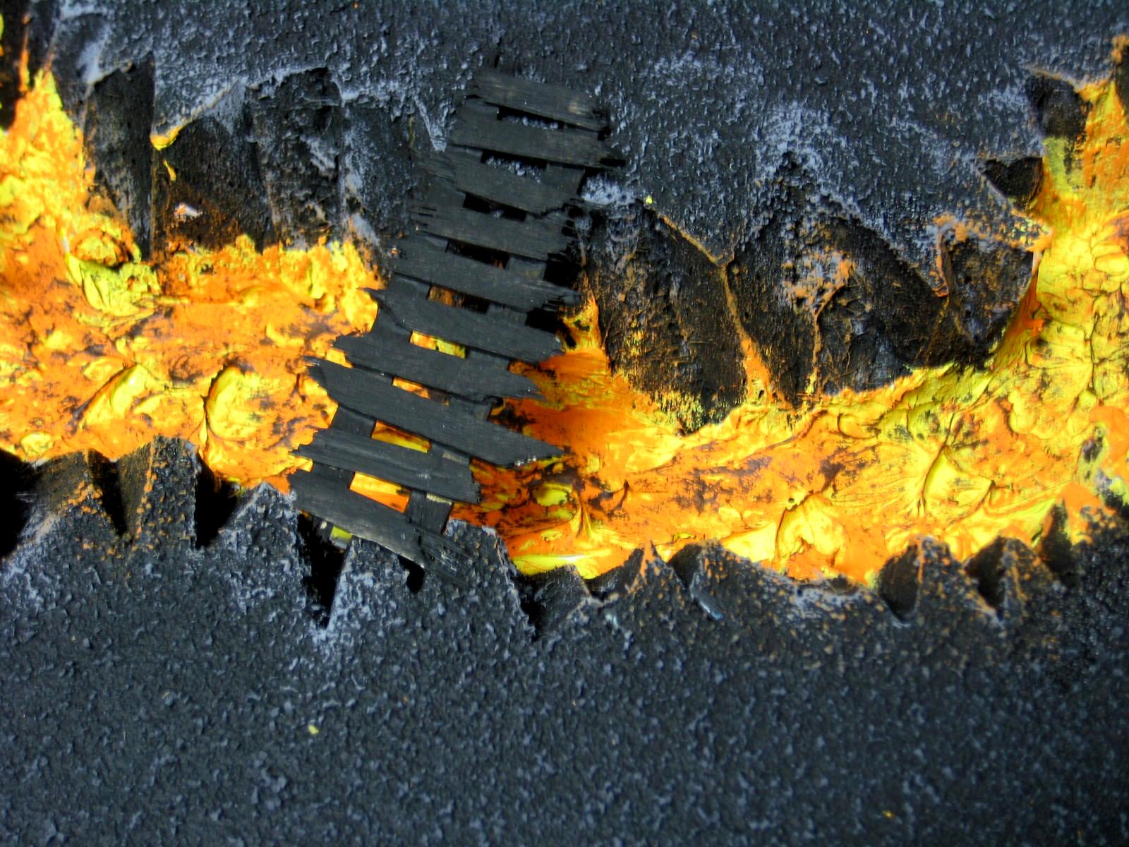 Board, Field, Lava, River, Terrain, Volcano