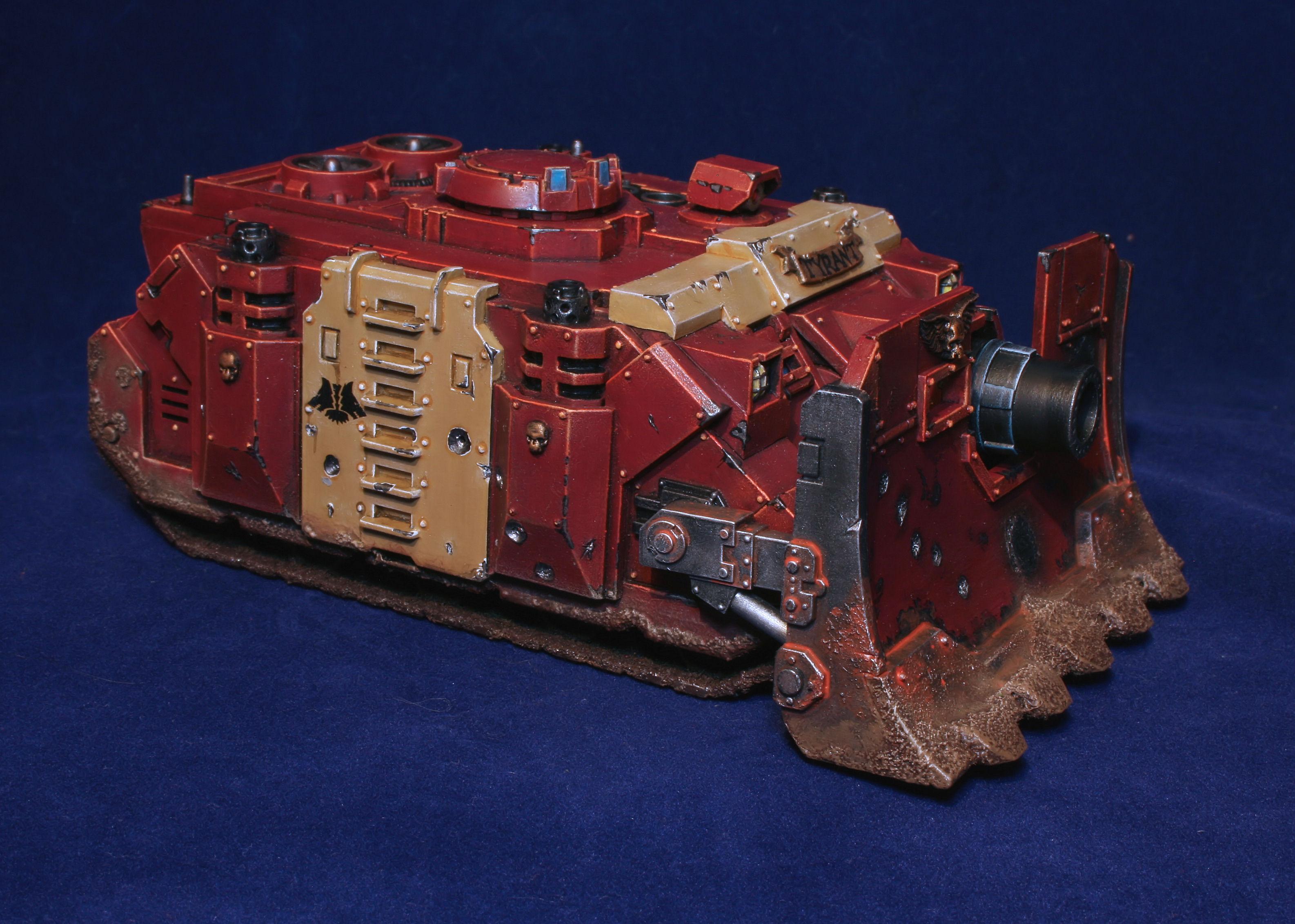 Space Marines, Tank, Vindicator, Weathered
