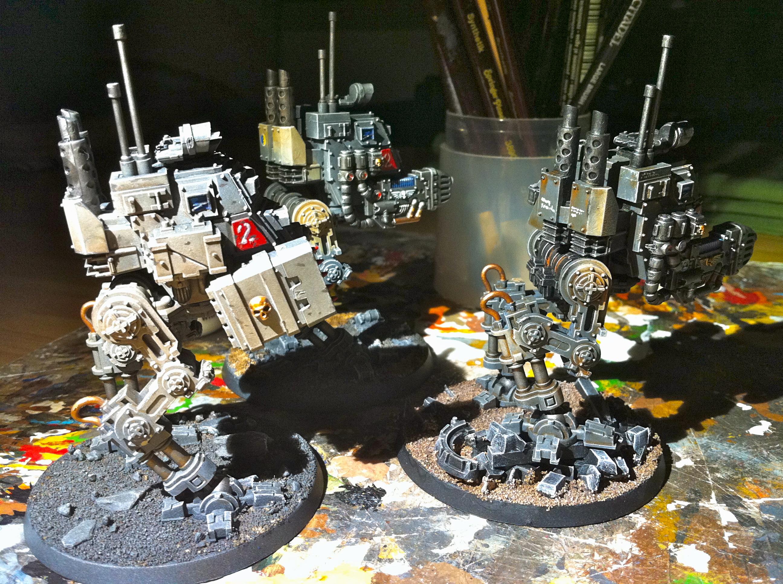 Imperial Guard, Sentinel, Steel Legion, Work In Progress