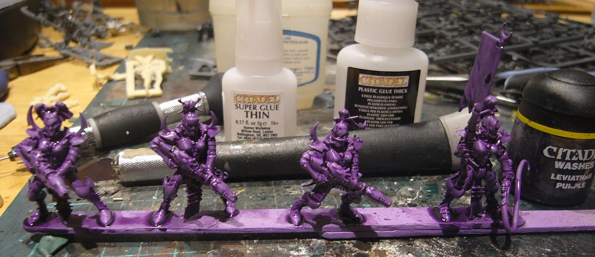 Blog, Dark Eldar, Hellions, True Born, Work In Progress