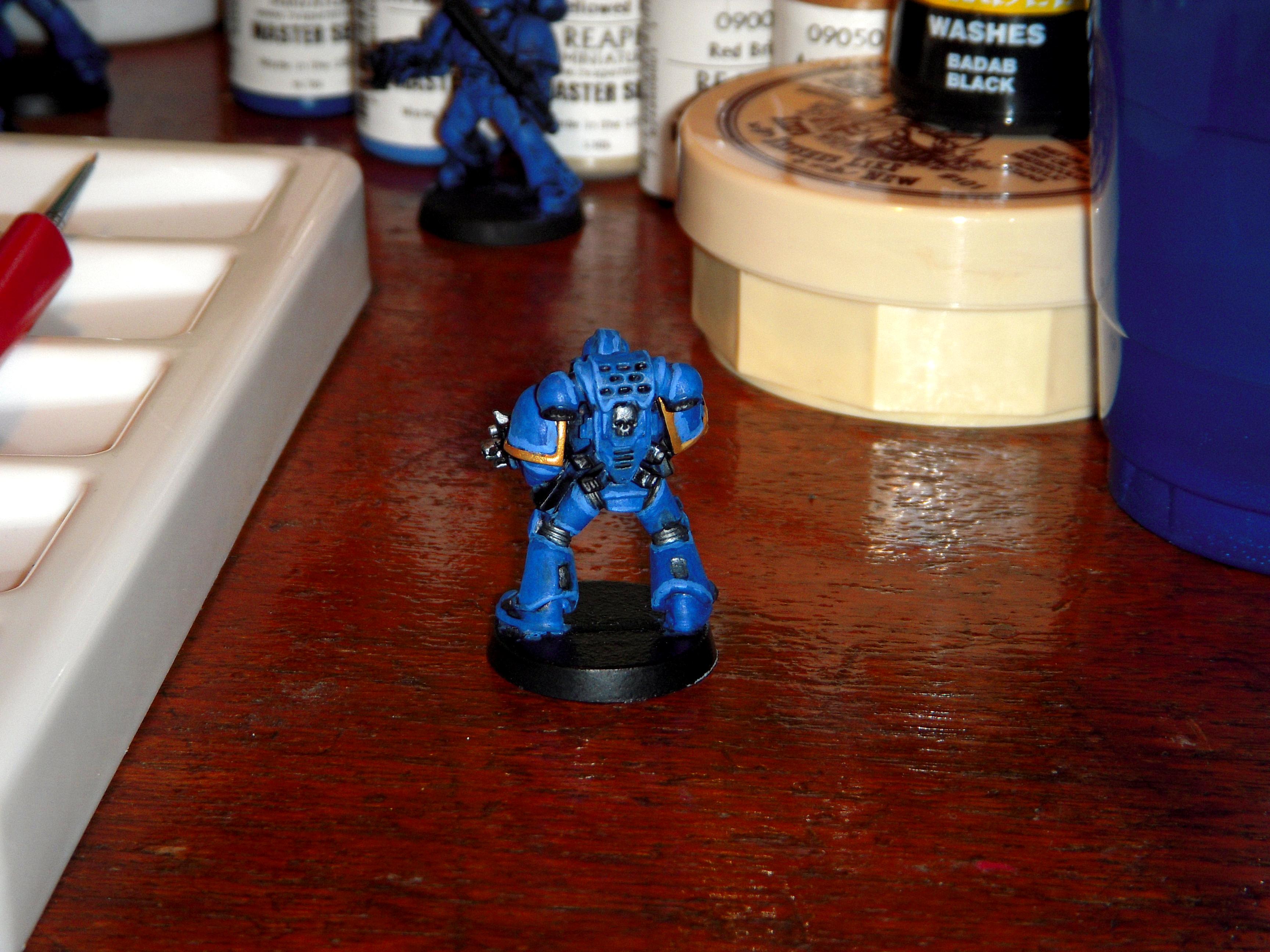 Space Marines, Ultramarines, Warhammer 40,000, Work In Progress