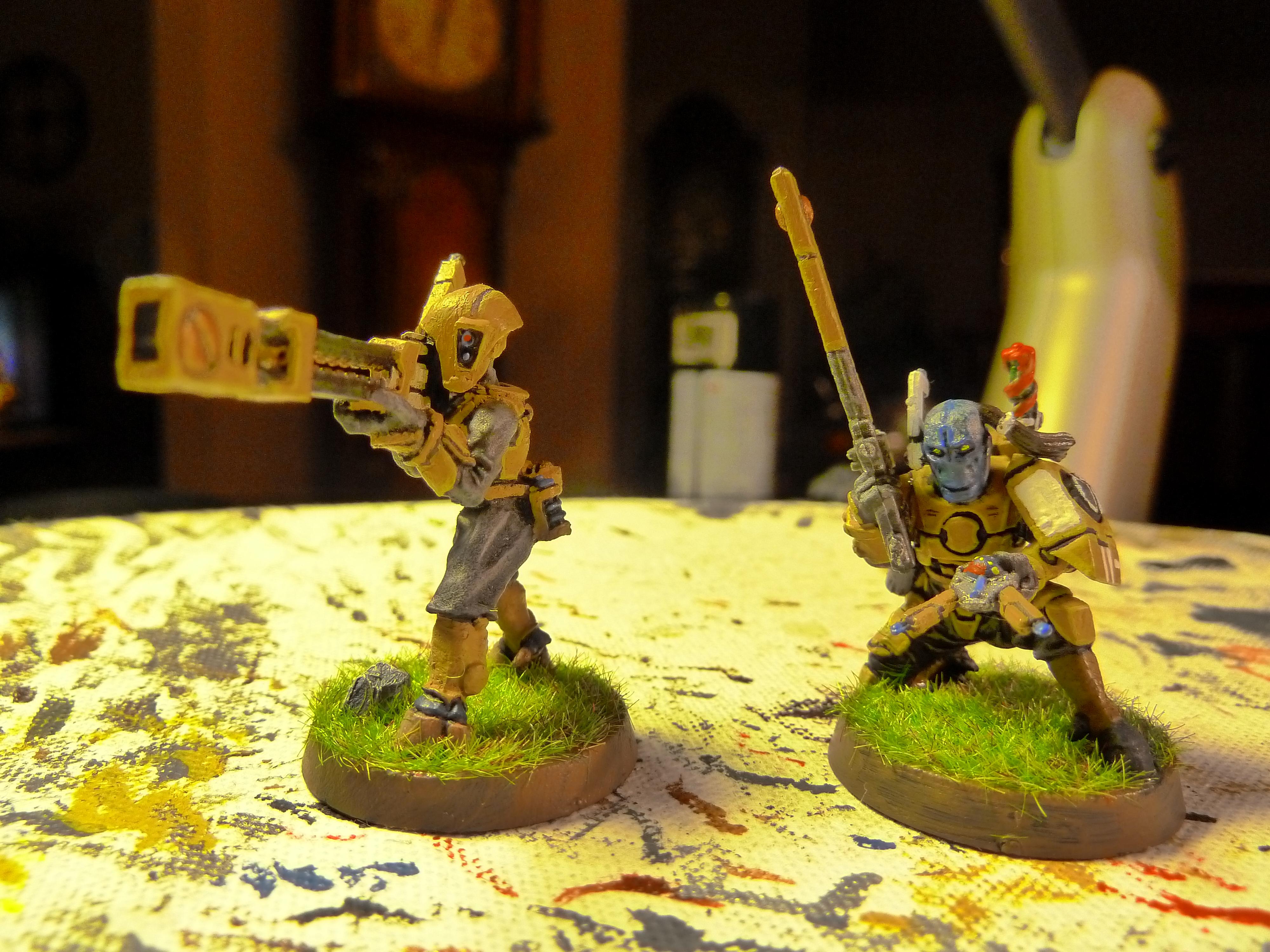 Tau, Rail Pathfinder and Shas'ui