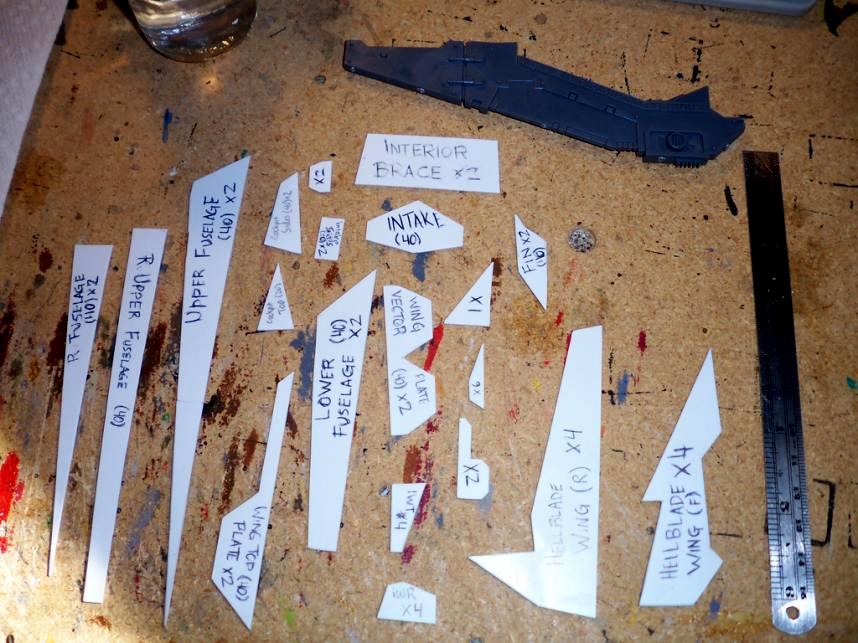 Hell Blade Parts List