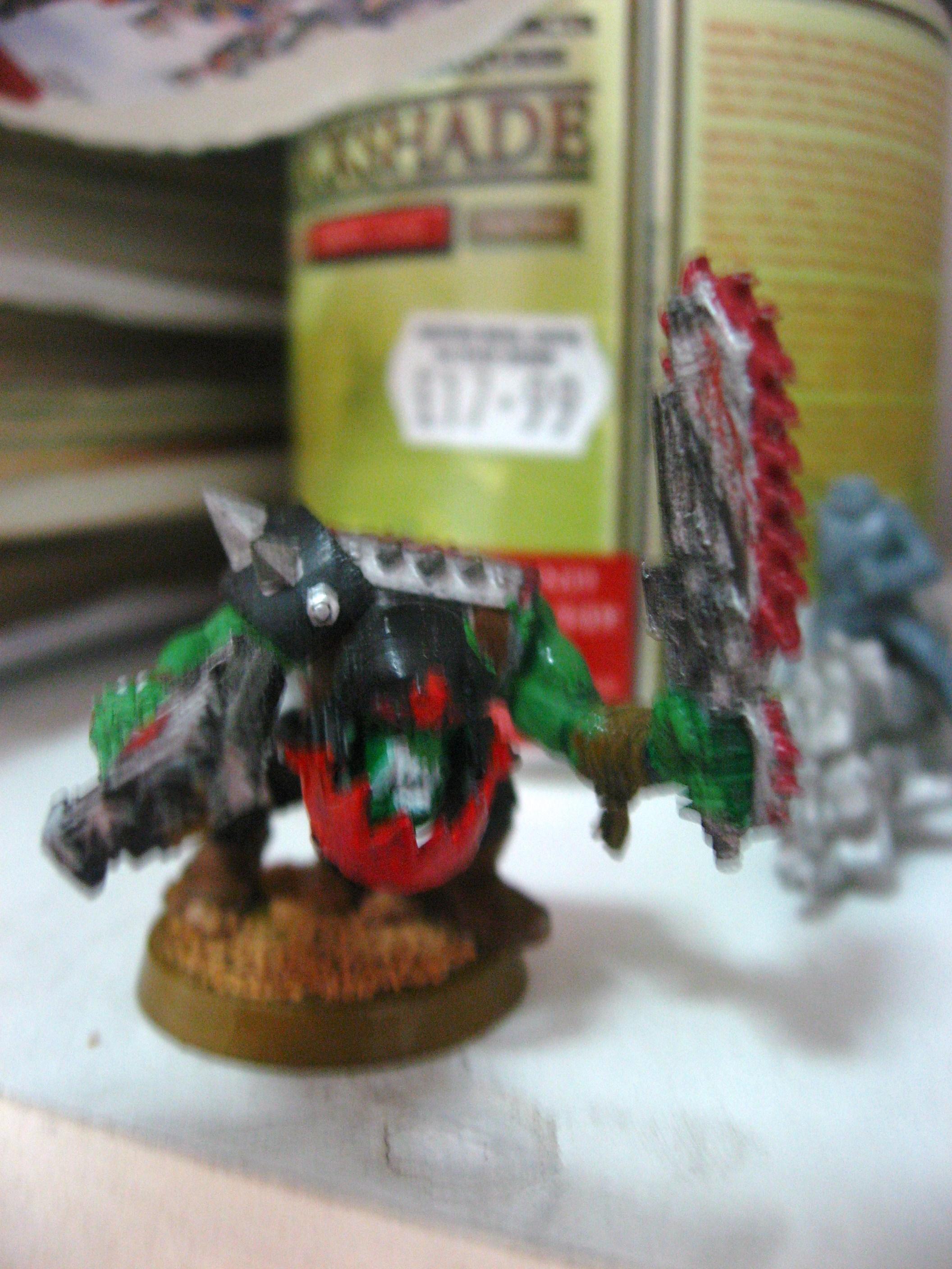 one of many 40k orcs - lp trade and my own previous 