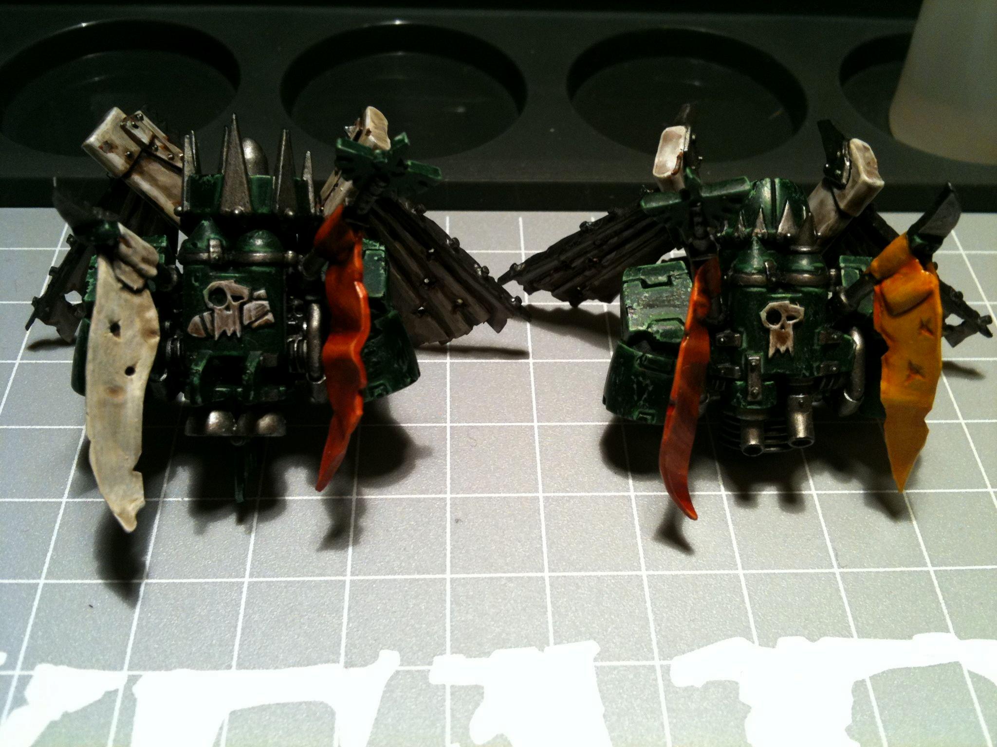 Da Dark Angelz, Nob, Orks, Stormboy, Work In Progress