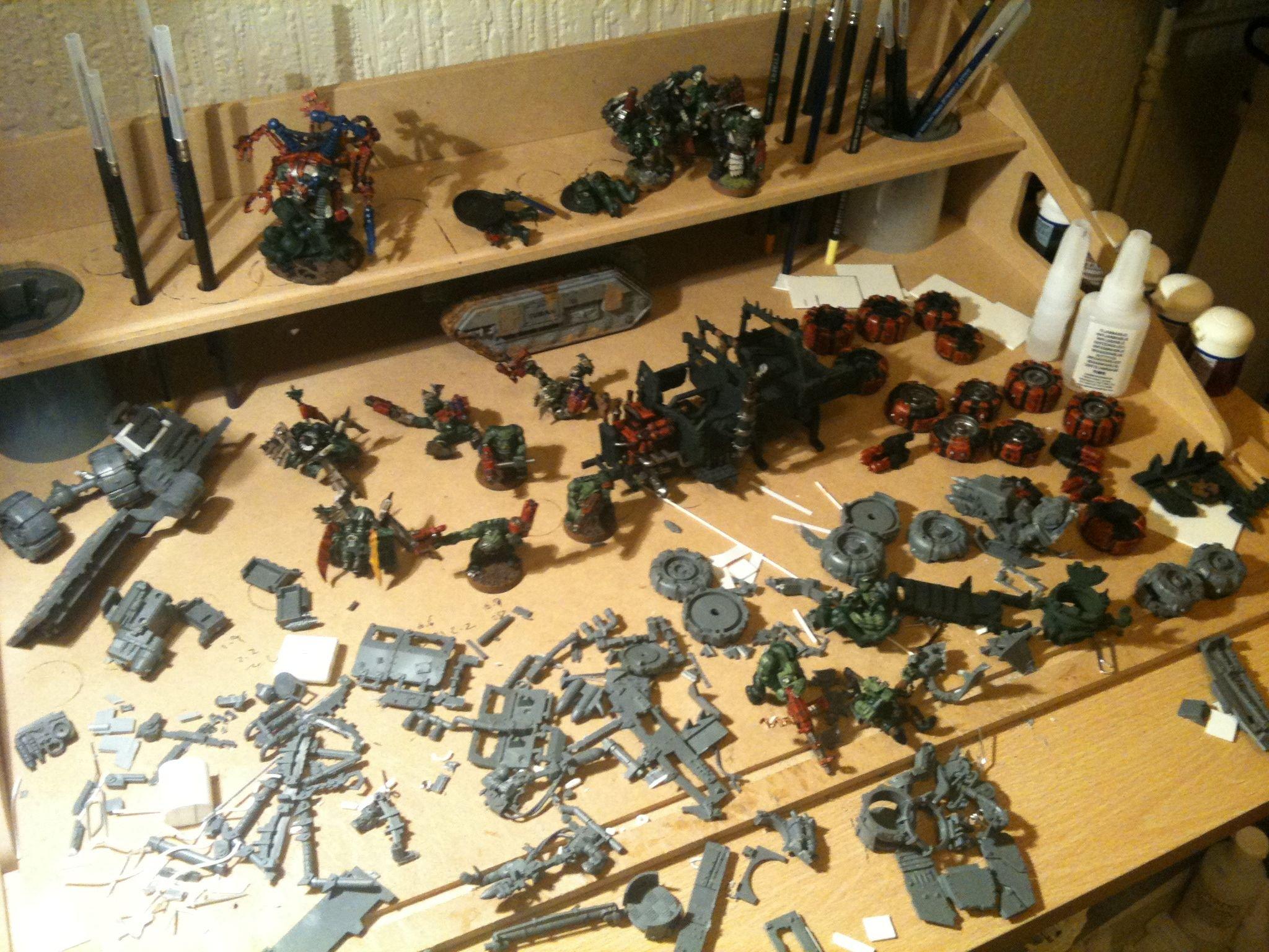 Da Dark Angelz, Orks, Work In Progress