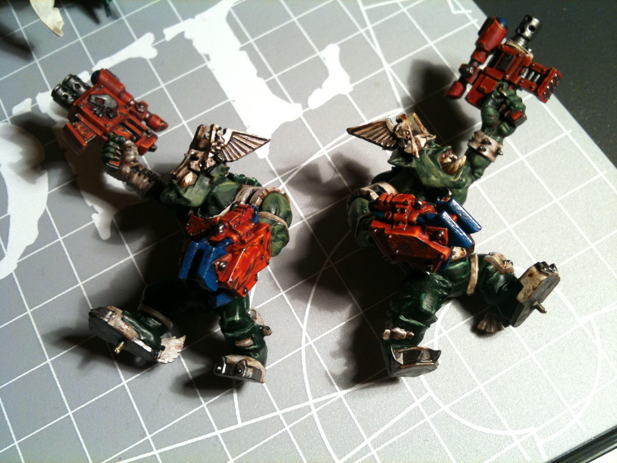 Da Dark Angelz, Nob, Orks, Stormboy, Work In Progress