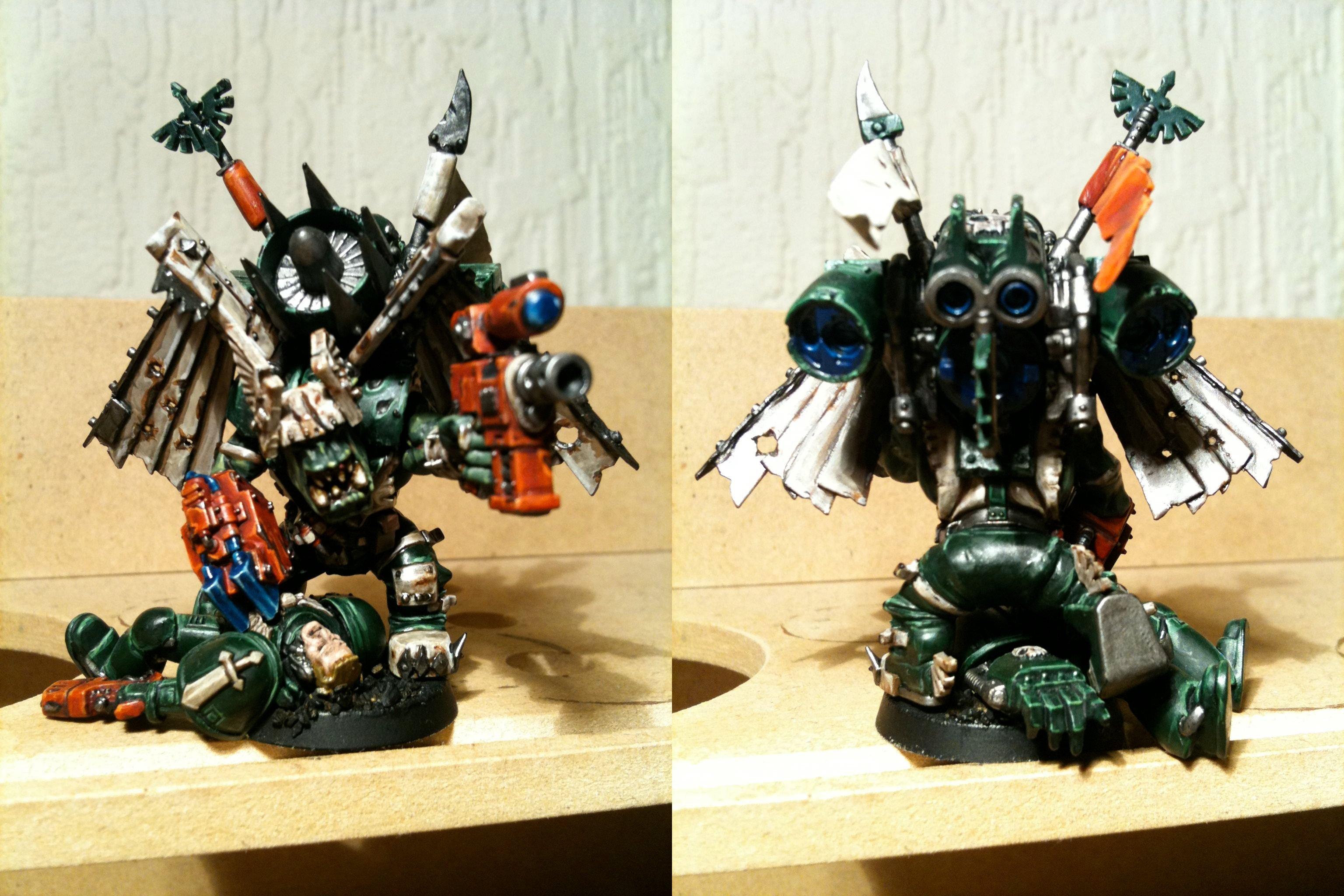 Da Dark Angelz, Nob, Orks, Stormboy, Work In Progress