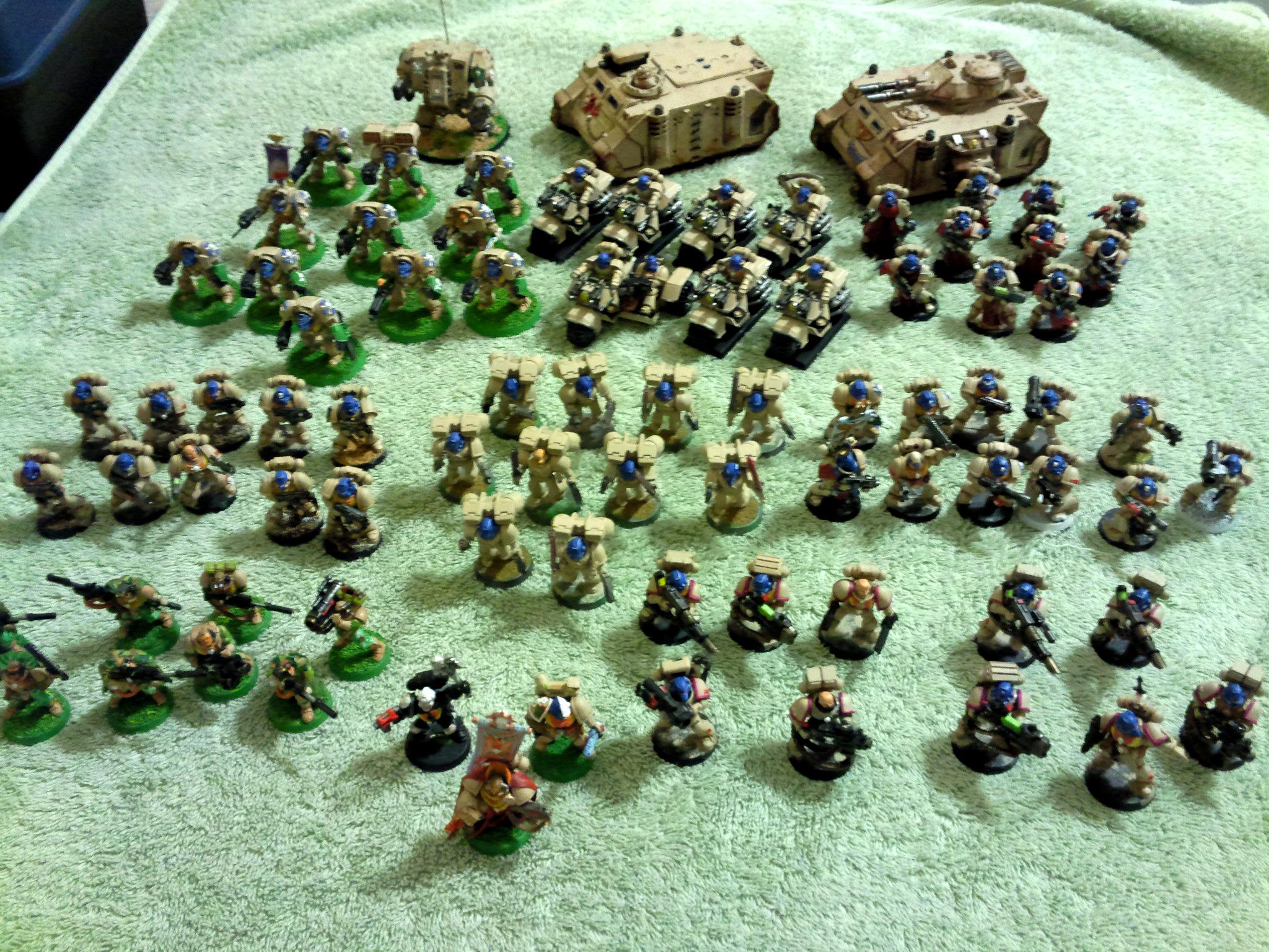 The whole army