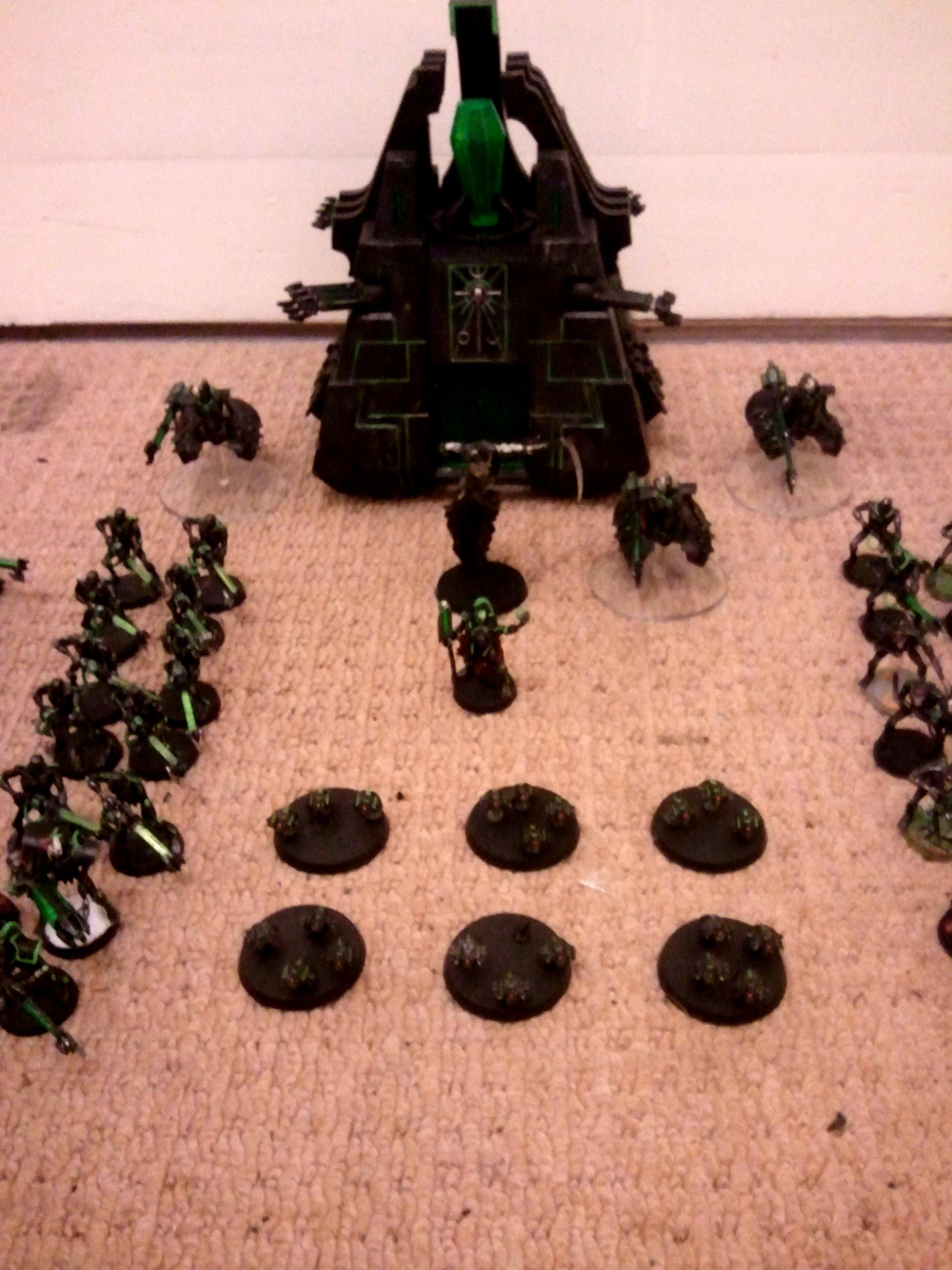 Necrons, central flank