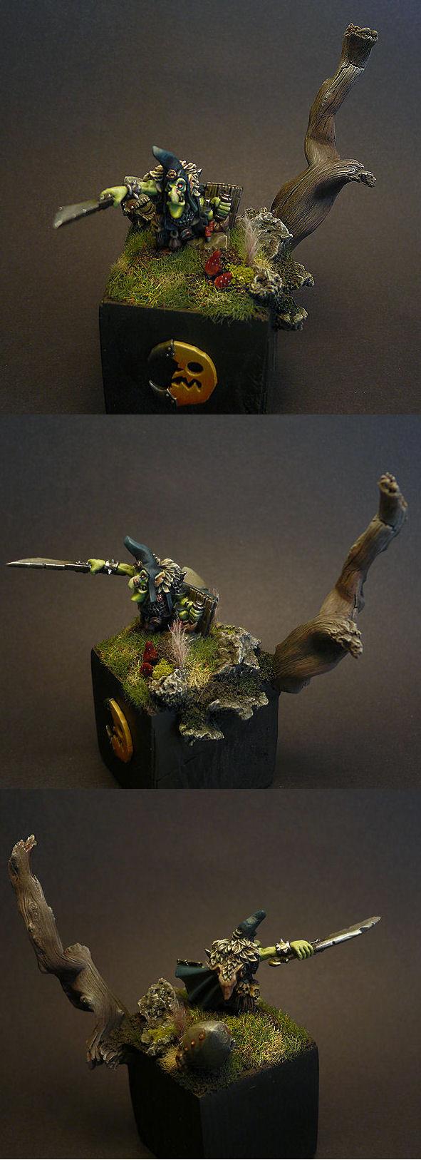 Base, Goblin Warboss, Goblins, Night Goblins, Warhammer Fantasy