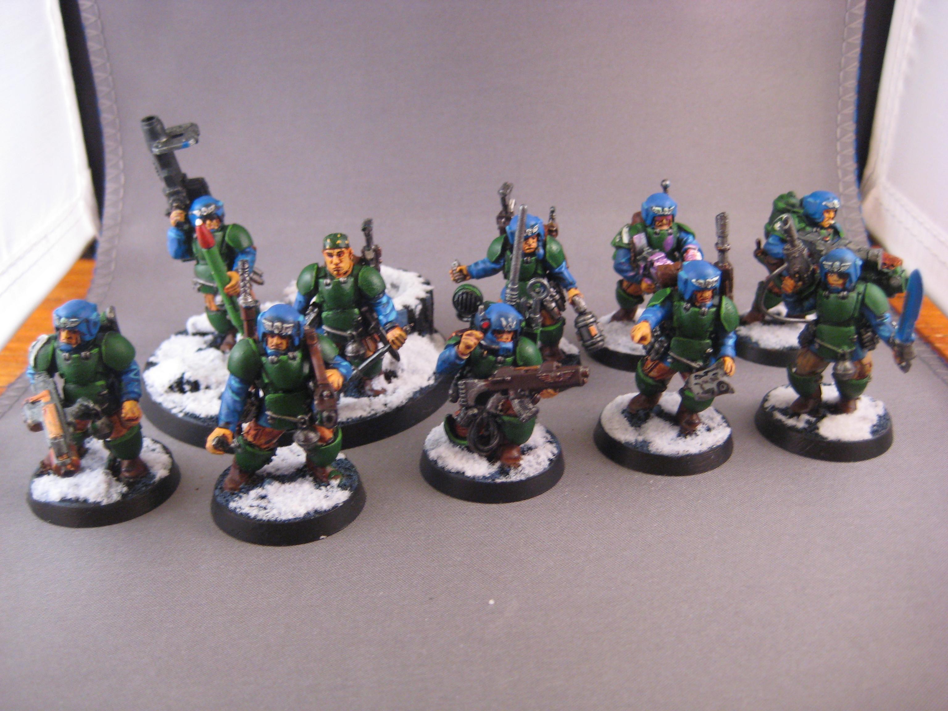 Cadians, Carapace, Conversion, Imperial Guard, Veteran, Voidsuits