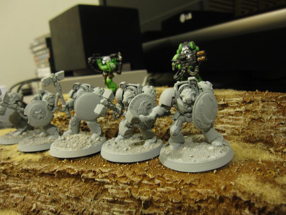 Badab War, Sons Of Medusa, Space Marines, Terminator Armor, Warhammer 40,000, Work In Progress