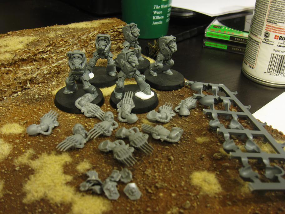 Badab War, Sons Of Medusa, Space Marines, Terminator Armor, Warhammer 40,000, Work In Progress