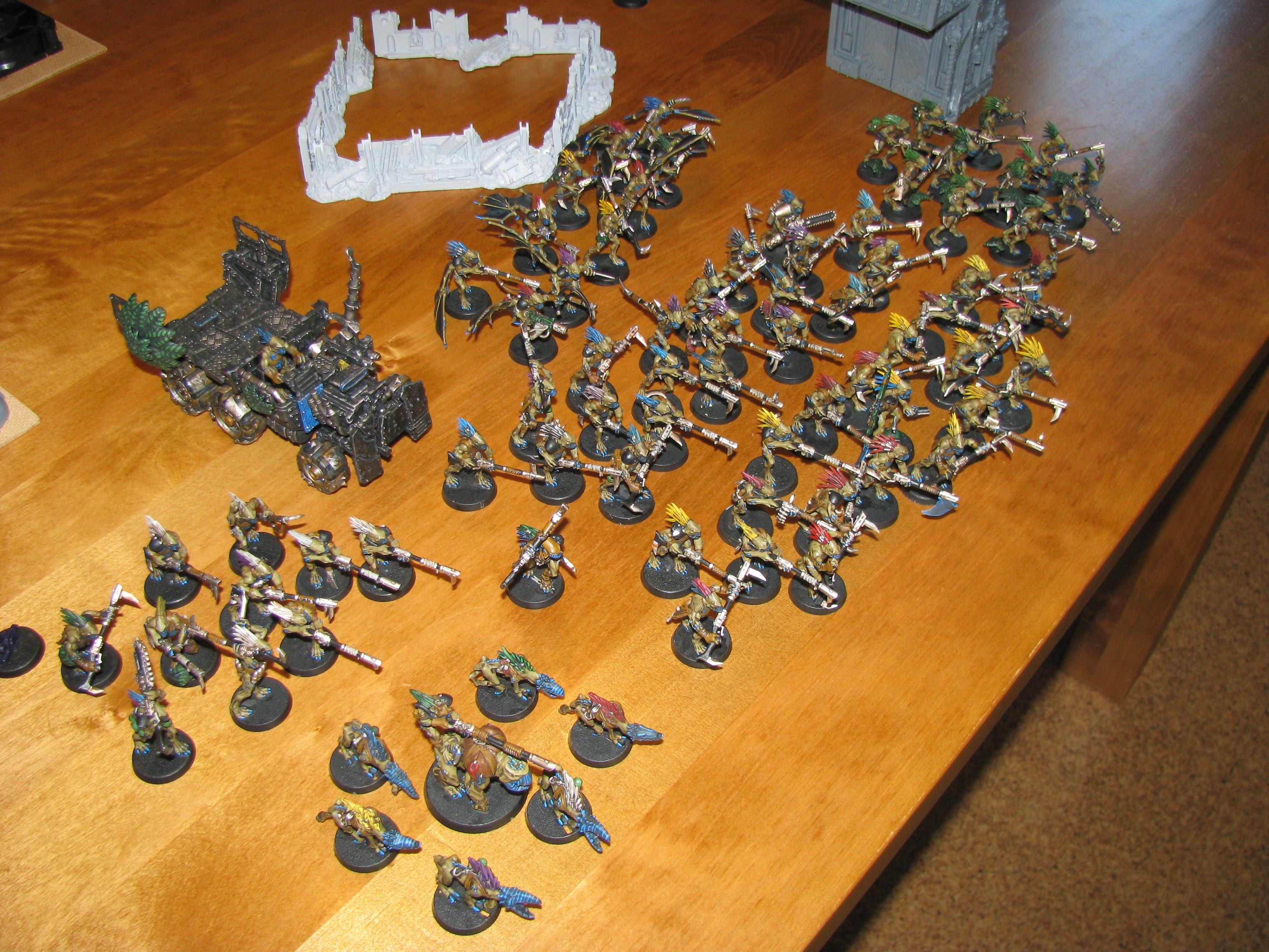 Battle Report, Dark Eldar, Kroot Mercenaries, Orks - Gallery - DakkaDakka