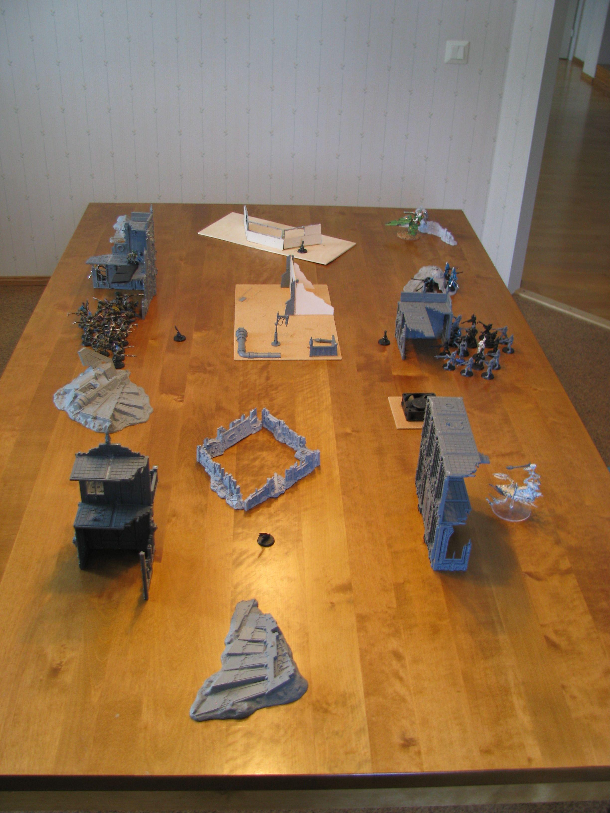 Battle Report, Dark Eldar, Kroot Mercenaries, Orks