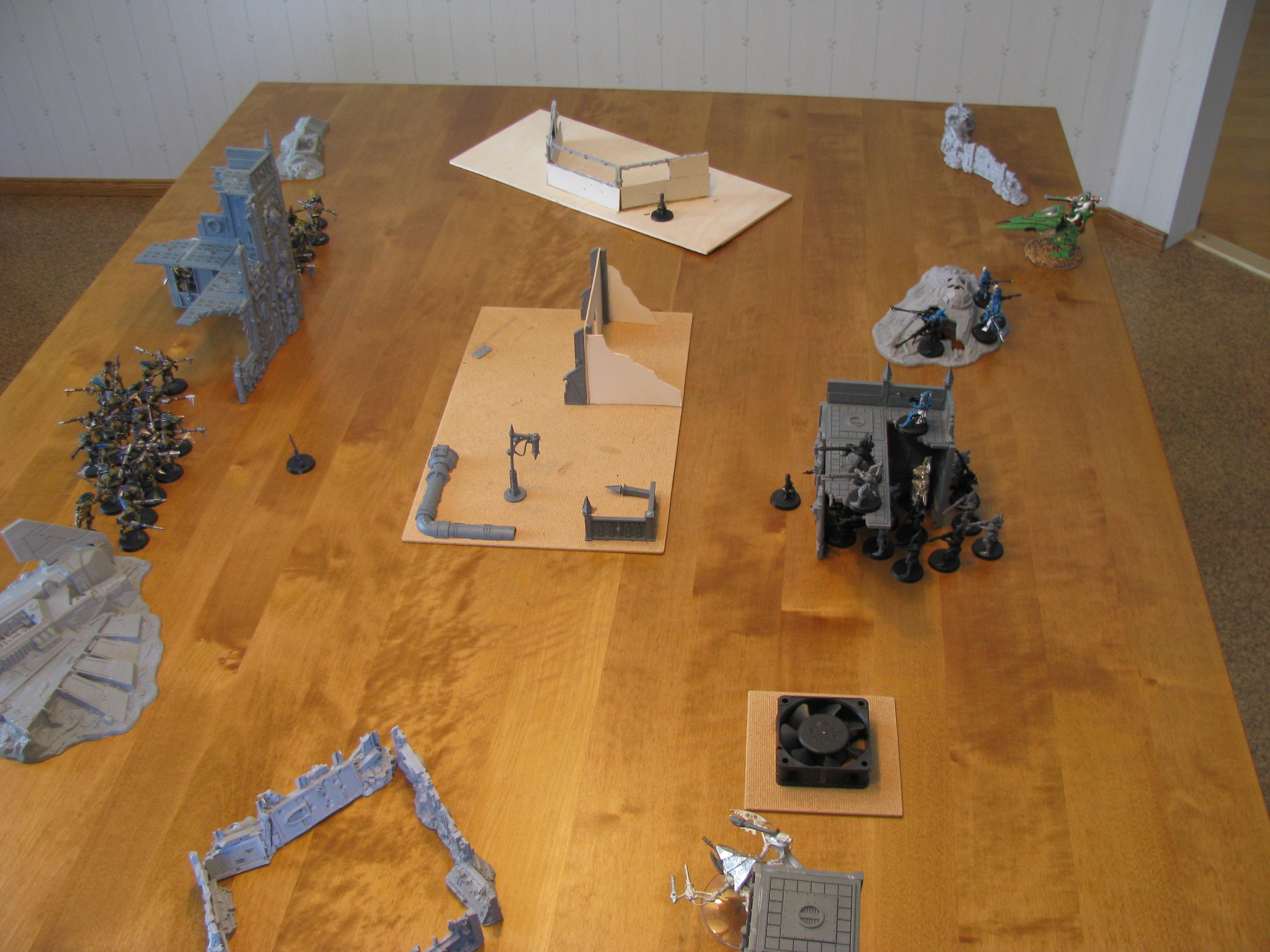 Battle Report, Dark Eldar, Kroot Mercenaries, Orks
