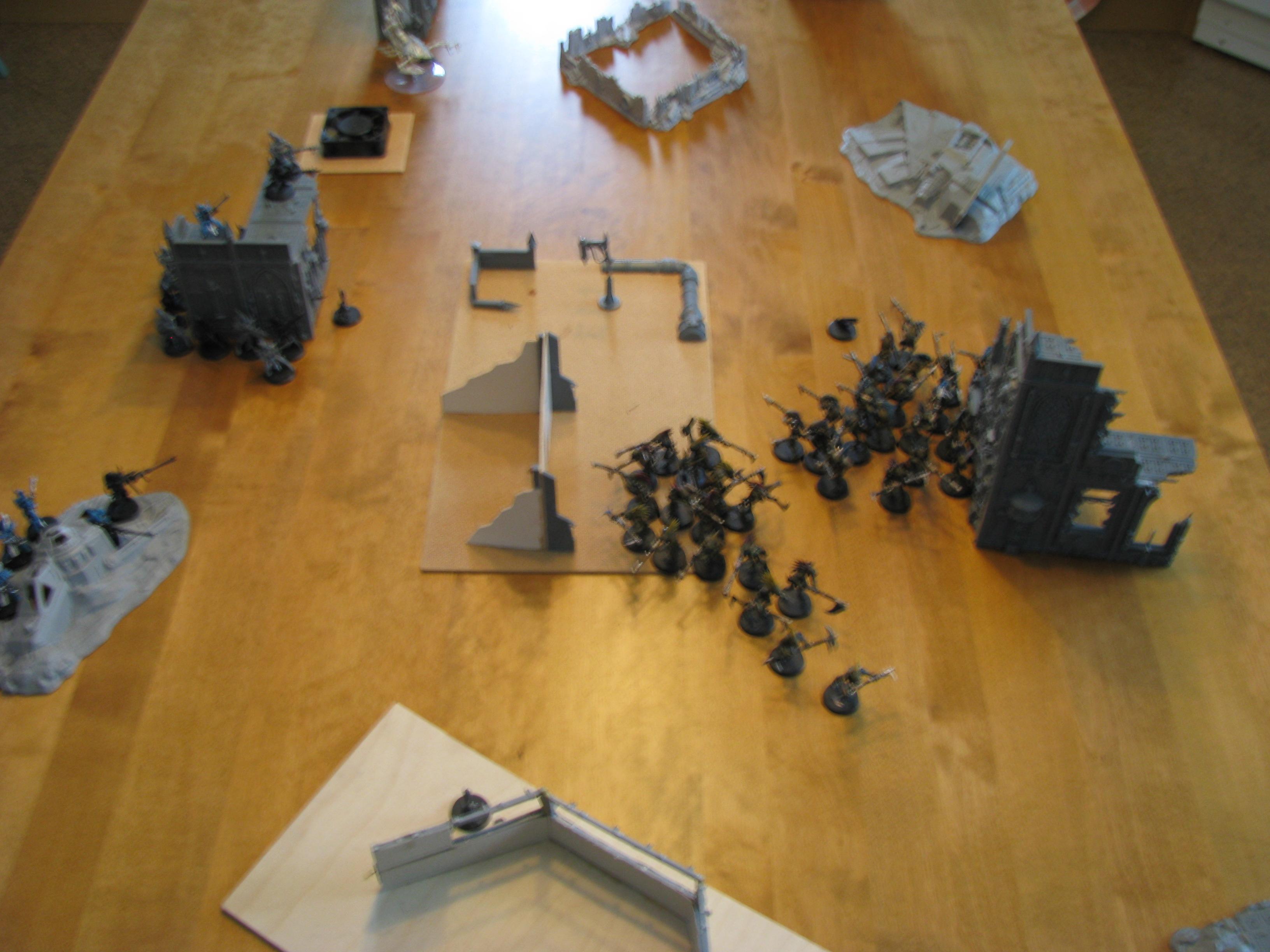 Battle Report, Dark Eldar, Kroot Mercenaries, Orks