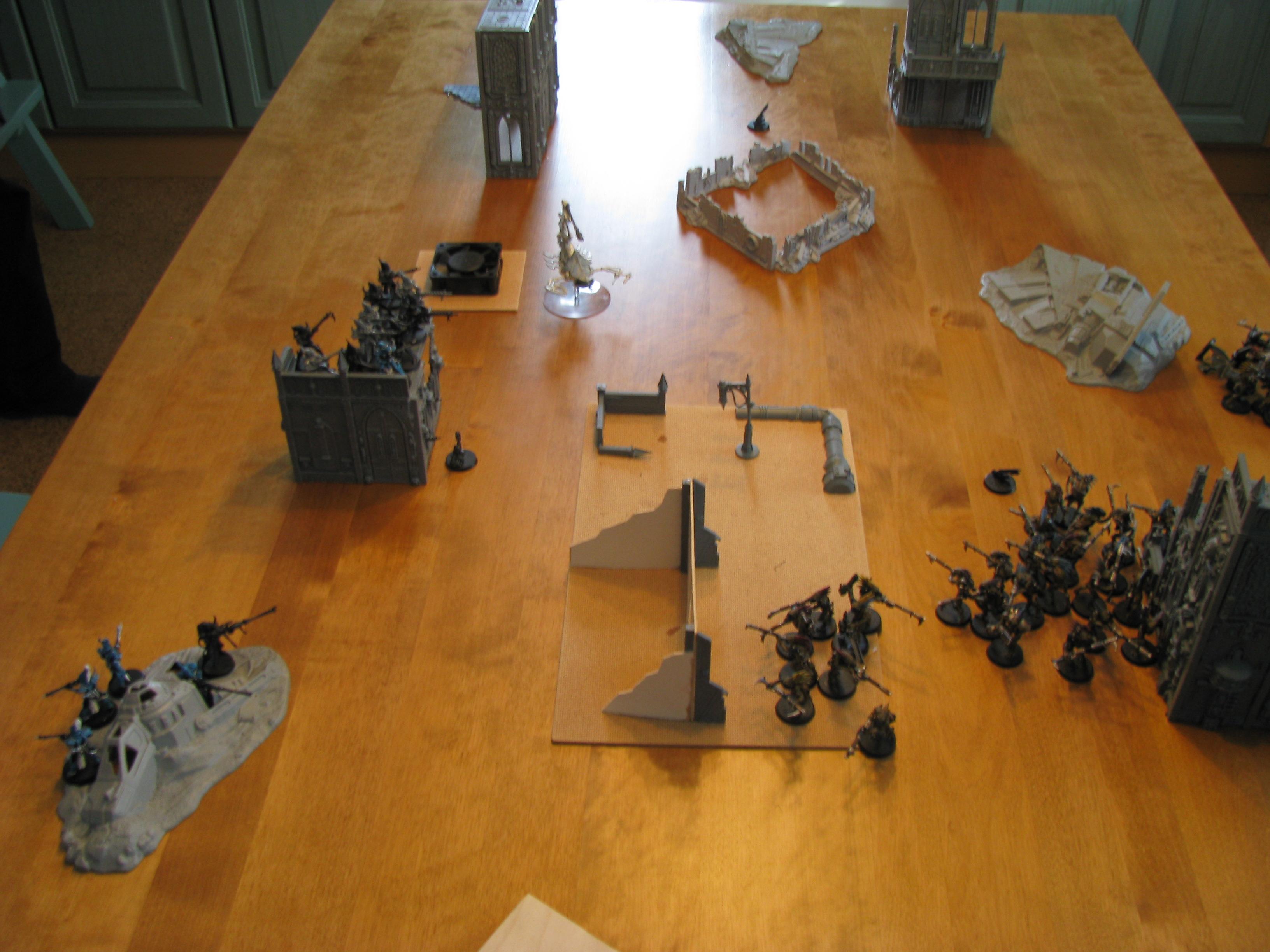 Battle Report, Dark Eldar, Kroot Mercenaries, Orks