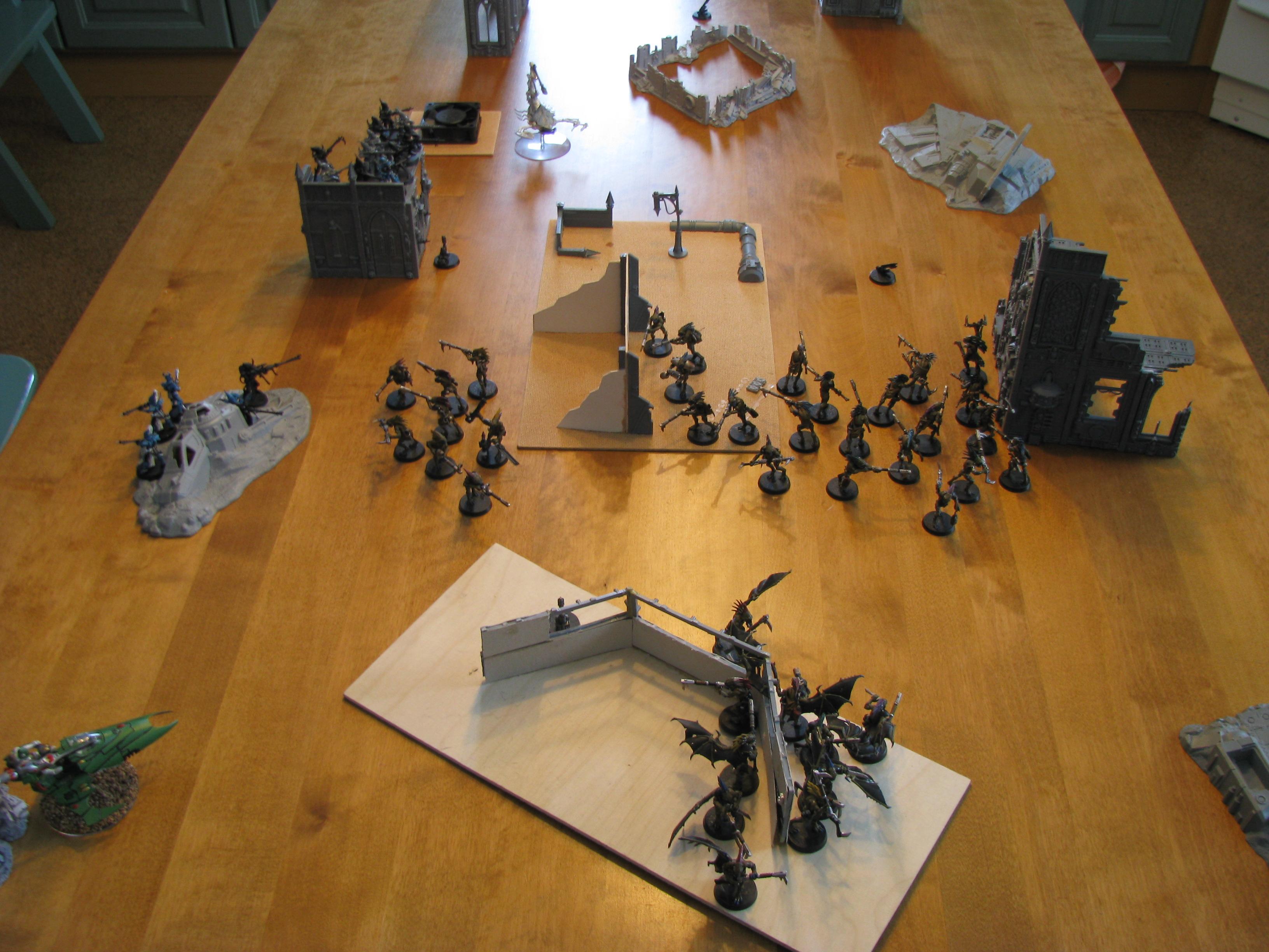 Battle Report, Dark Eldar, Kroot Mercenaries, Orks